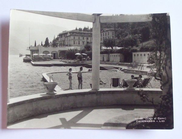 Cartolina Cadenabbia ( Lago di Como ) - Lido 1964