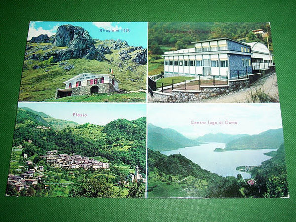 Cartolina Plesio ( Como ) - Panorama - Rifugio - …