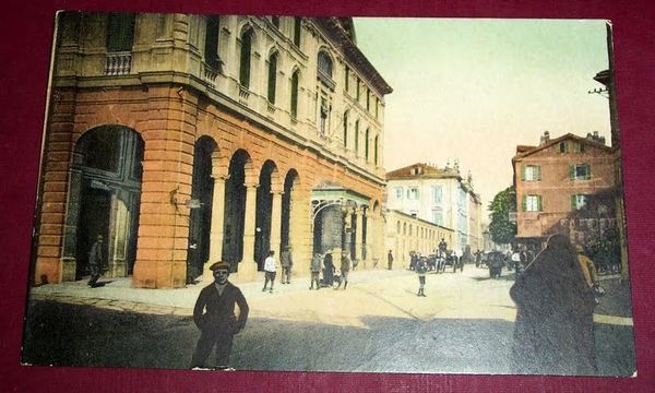 Cartolina Acqui - Corso Bagni 1910 ca
