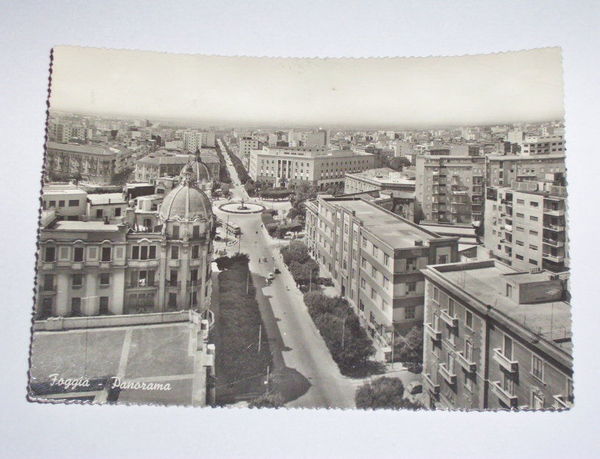 Cartolina Foggia - Panorama 1963.