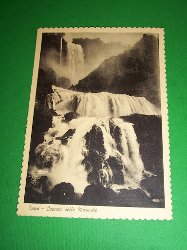 Cartolina Terni - Cascata delle Marmore 1956.