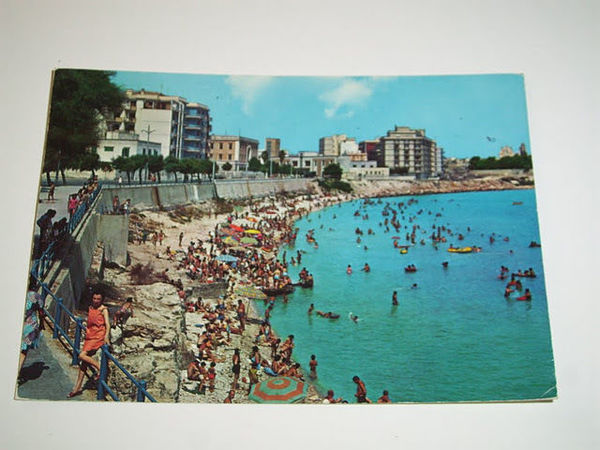 Cartolina Trani - Scoglio di Frisio 1973.