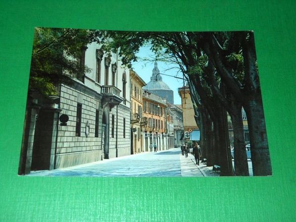 Cartolina Pavia - Piazza Petrarca - Pinacoteca e Biblioteca Civica …