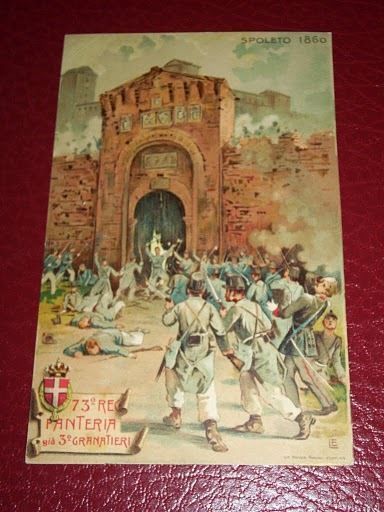 Cartolina Militare - 73° Reggimento Fanteria Granatieri.