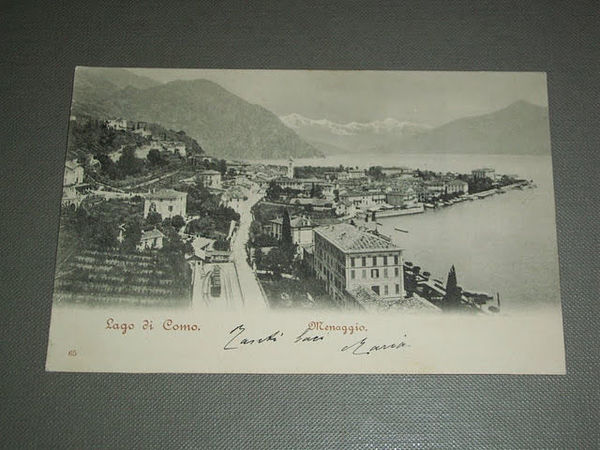 Cartolina Menaggio ( Lago di Como ) - Panorama 1901