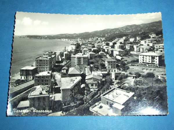 Cartolina Varazze - Panorama generale 1957