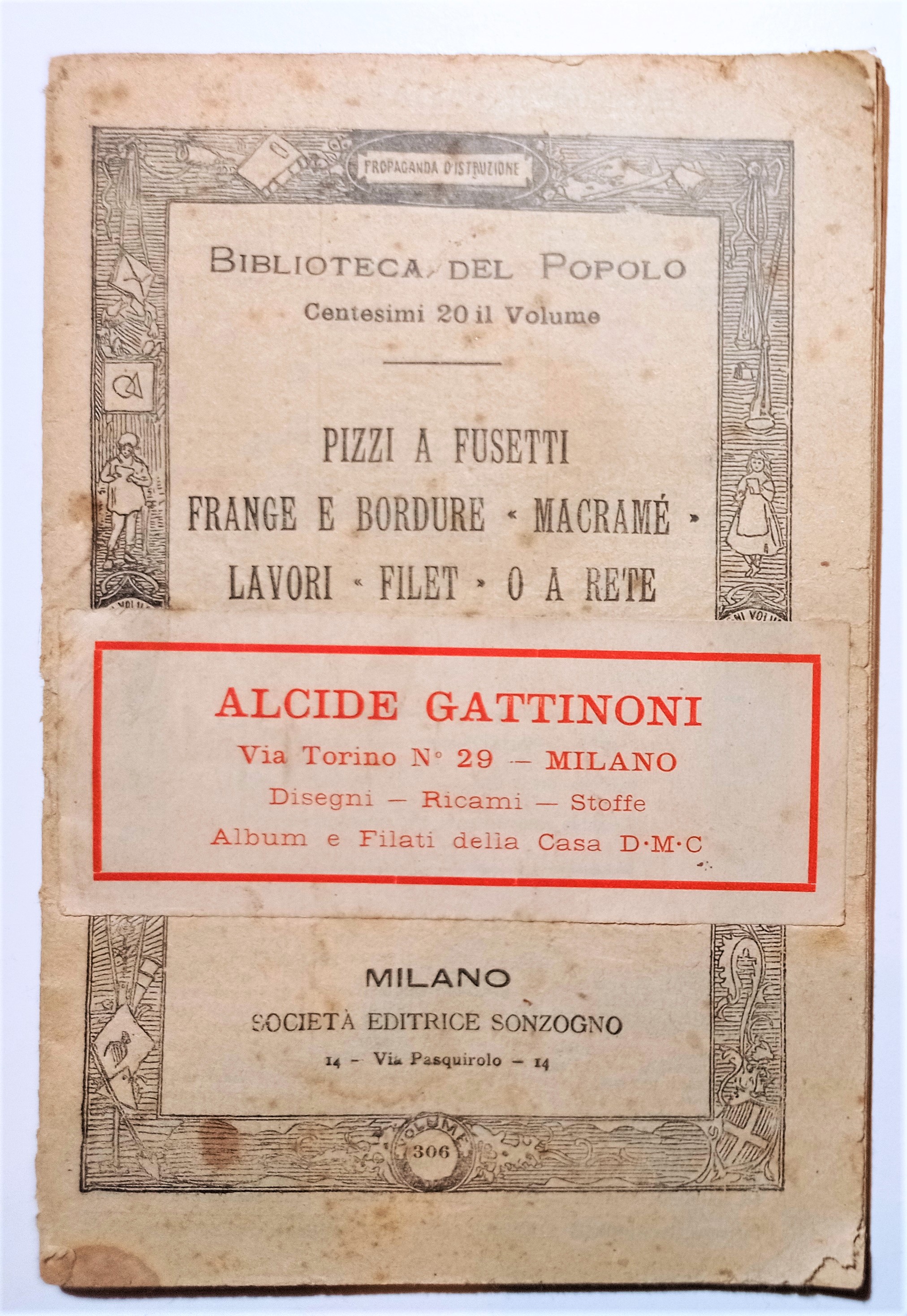 A. Ramazzotti - Pizzi a fusetti, frange e bordure, macramè …