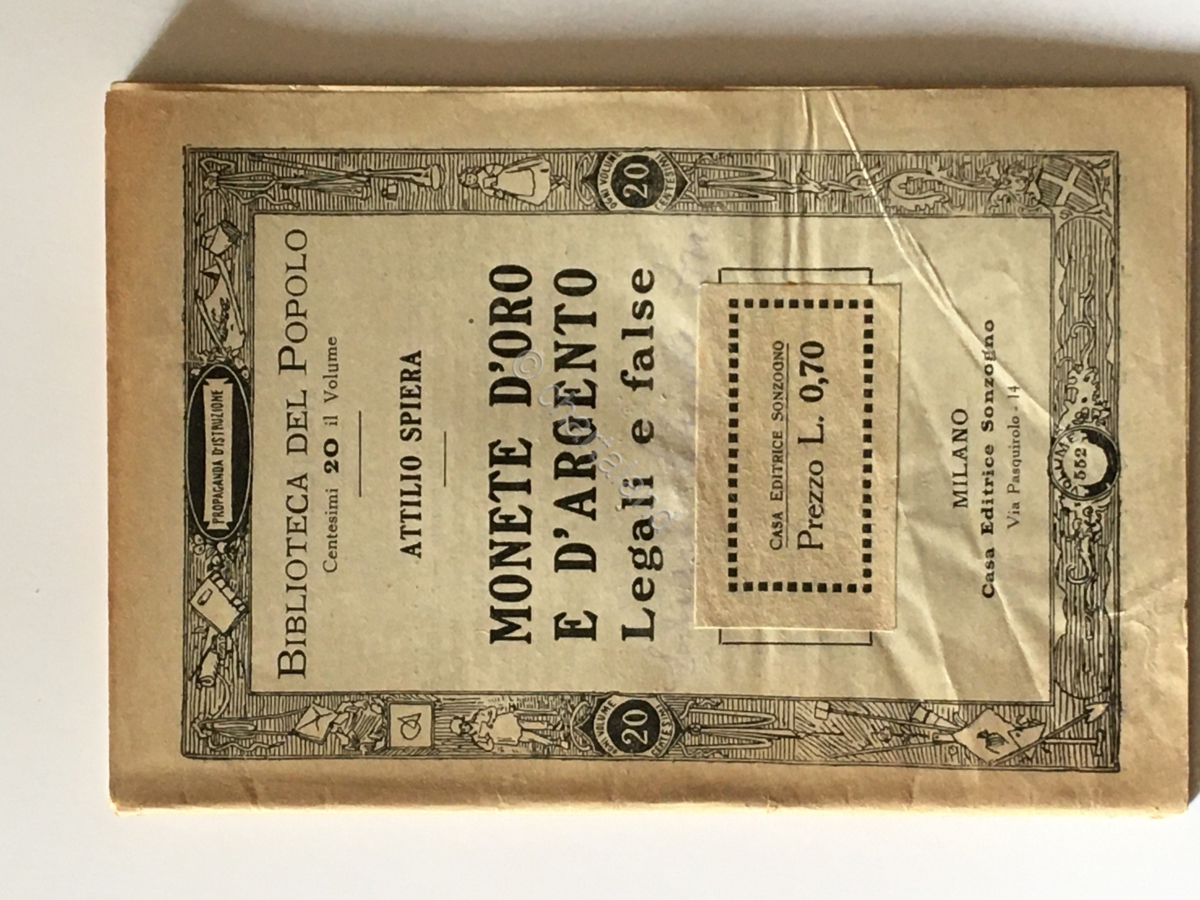 A. Spera - Monete d'oro e d'argento - Legali e …