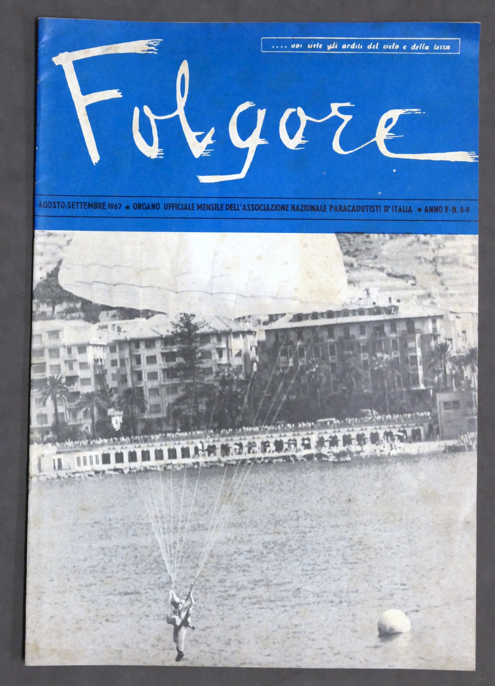 Aeronautica - Folgore - Giornale dei Paracadutisti - N. 8 …