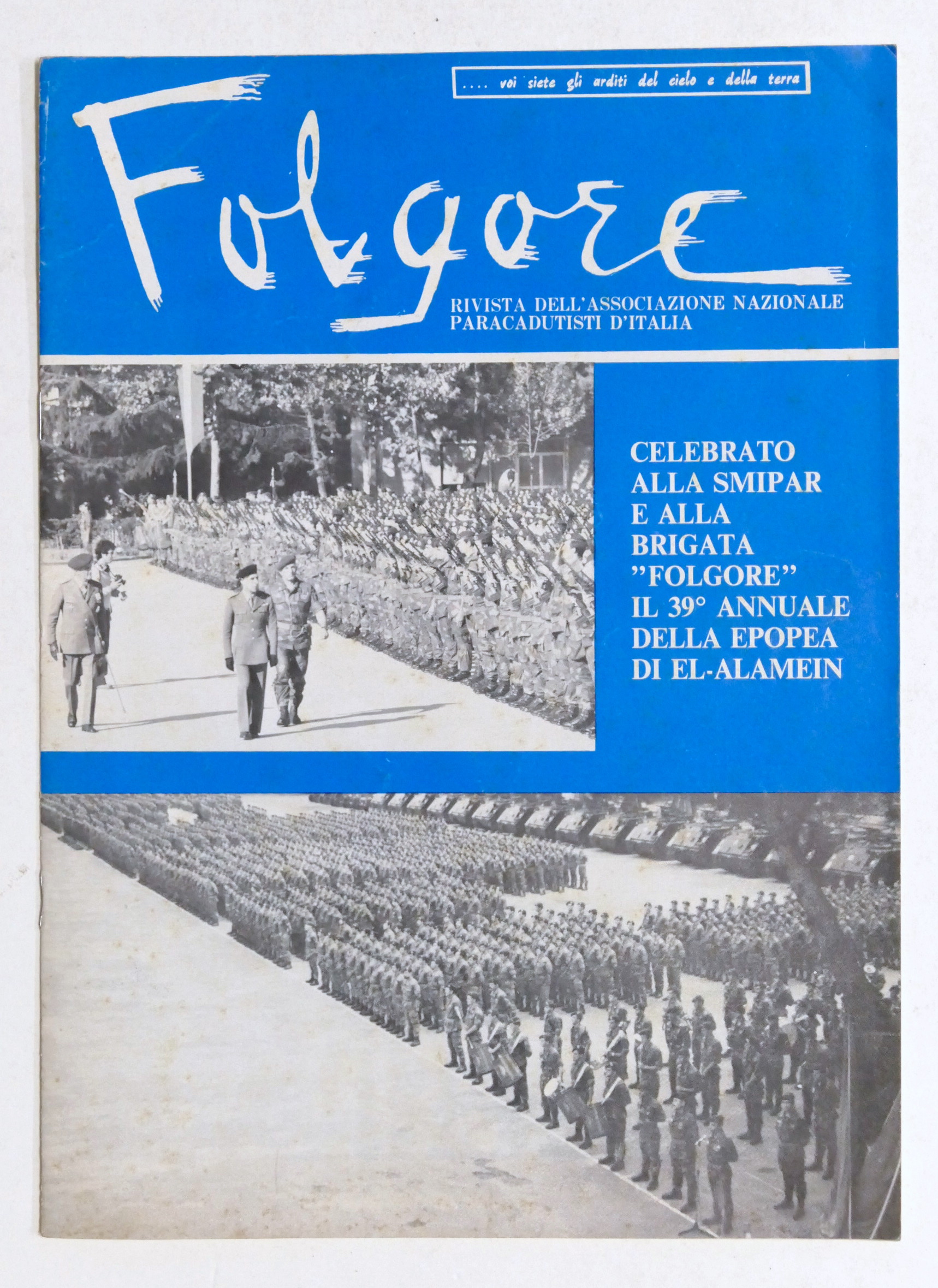 Aeronautica - Folgore - Rivista Paracadutisti d'Italia - N. 11 …