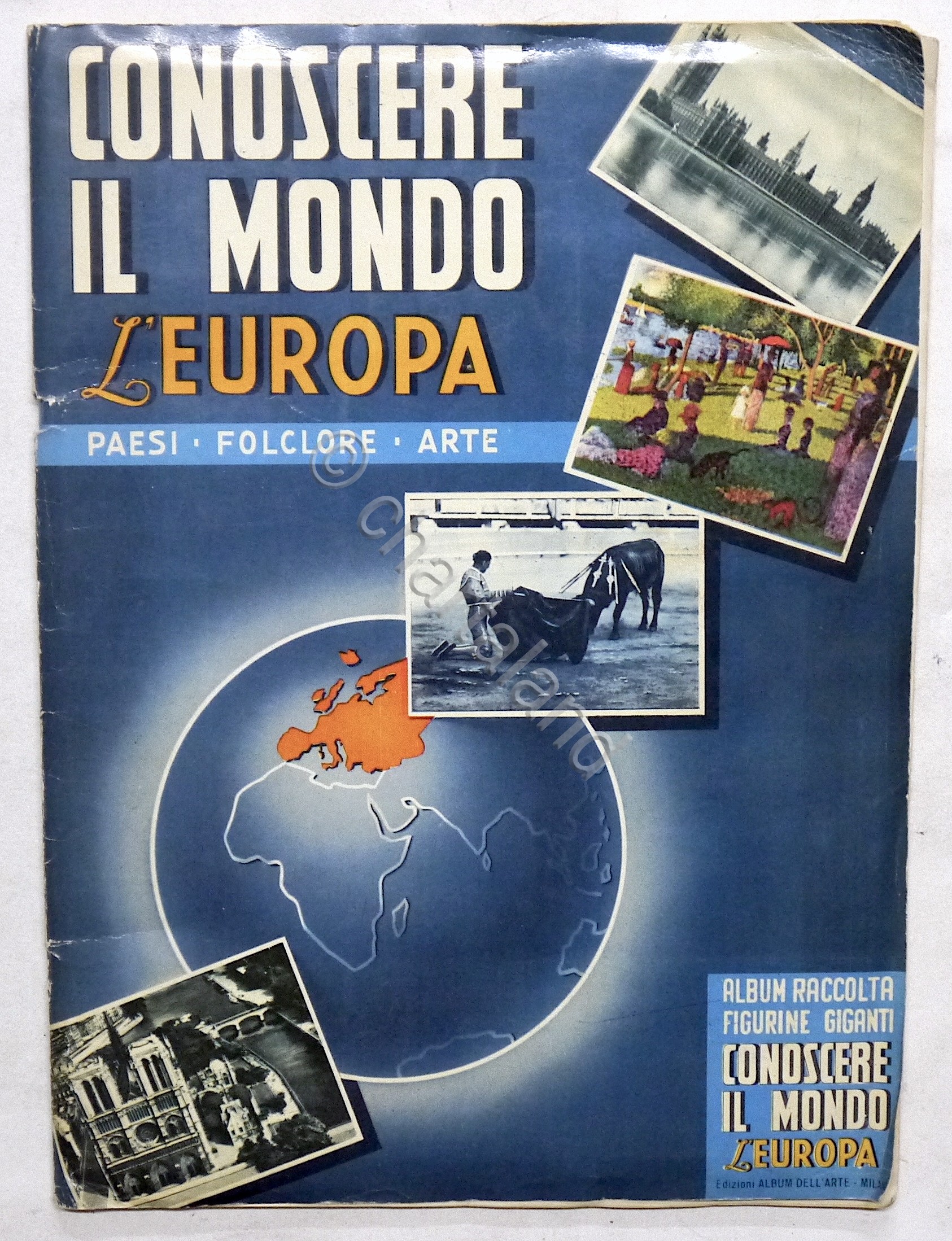Album figurine Conoscere il Mondo: l'Europa - COMPLETO - ed. …