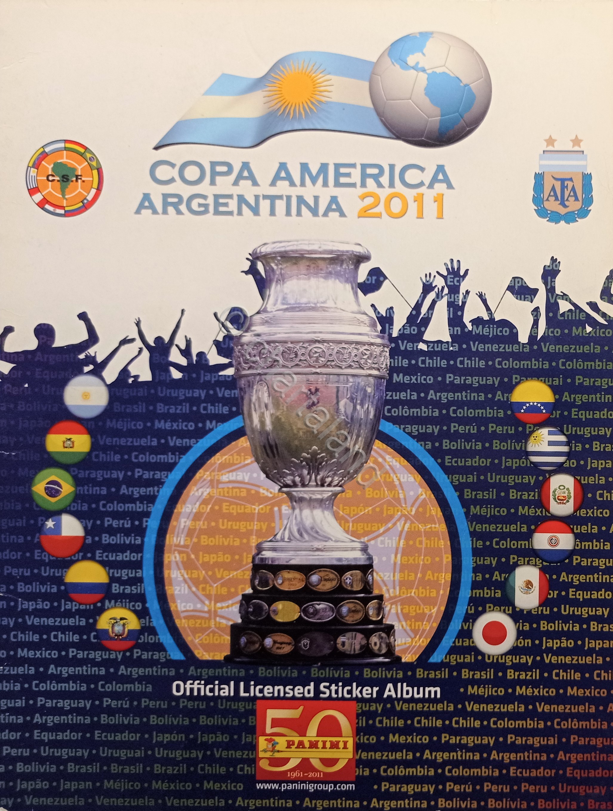 Album Figurine Panini - Copa America Argentina 2011