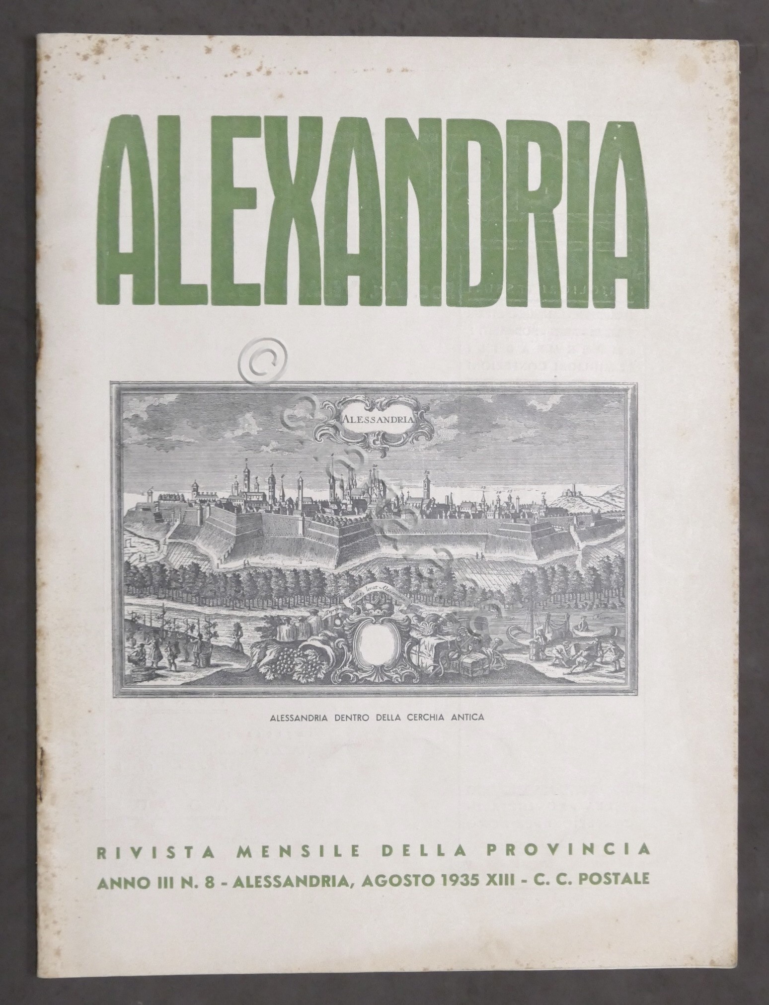 Alexandria Rivista Mensile della Provincia di Alessandria - N. 8 …