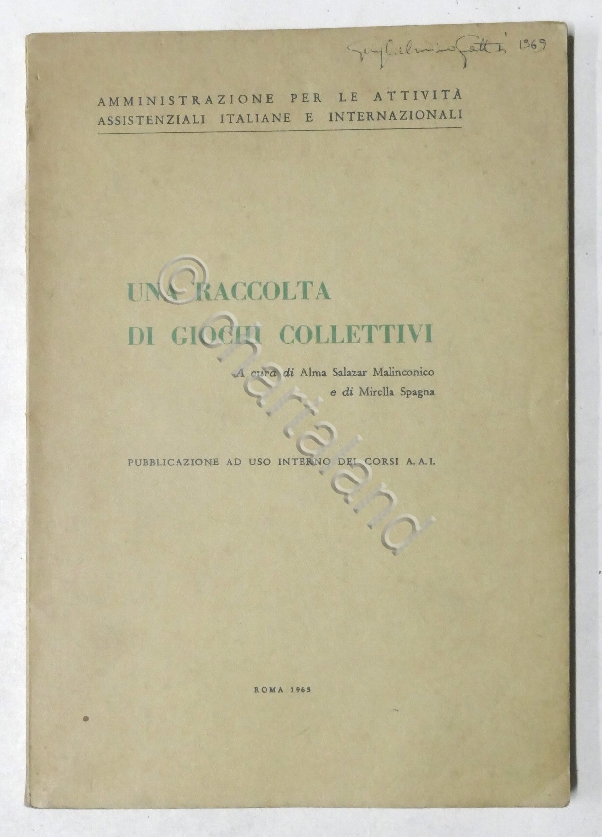 Alma Salazar Mirella Spagna - Una raccolta di giochi collettivi …