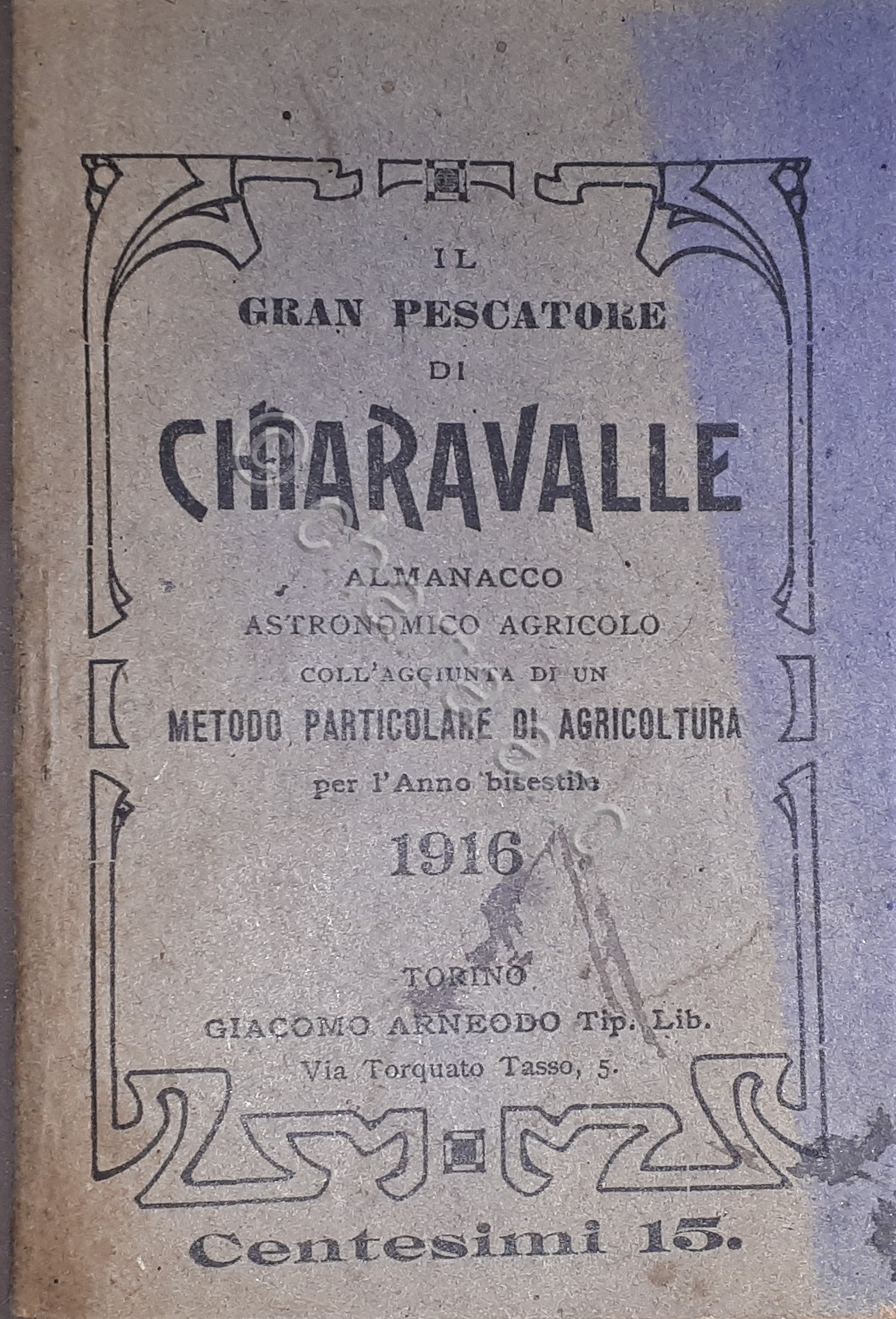 Almanacco Astronomico Agricolo - Il Gran Pescatore di Chiaravalle pe …