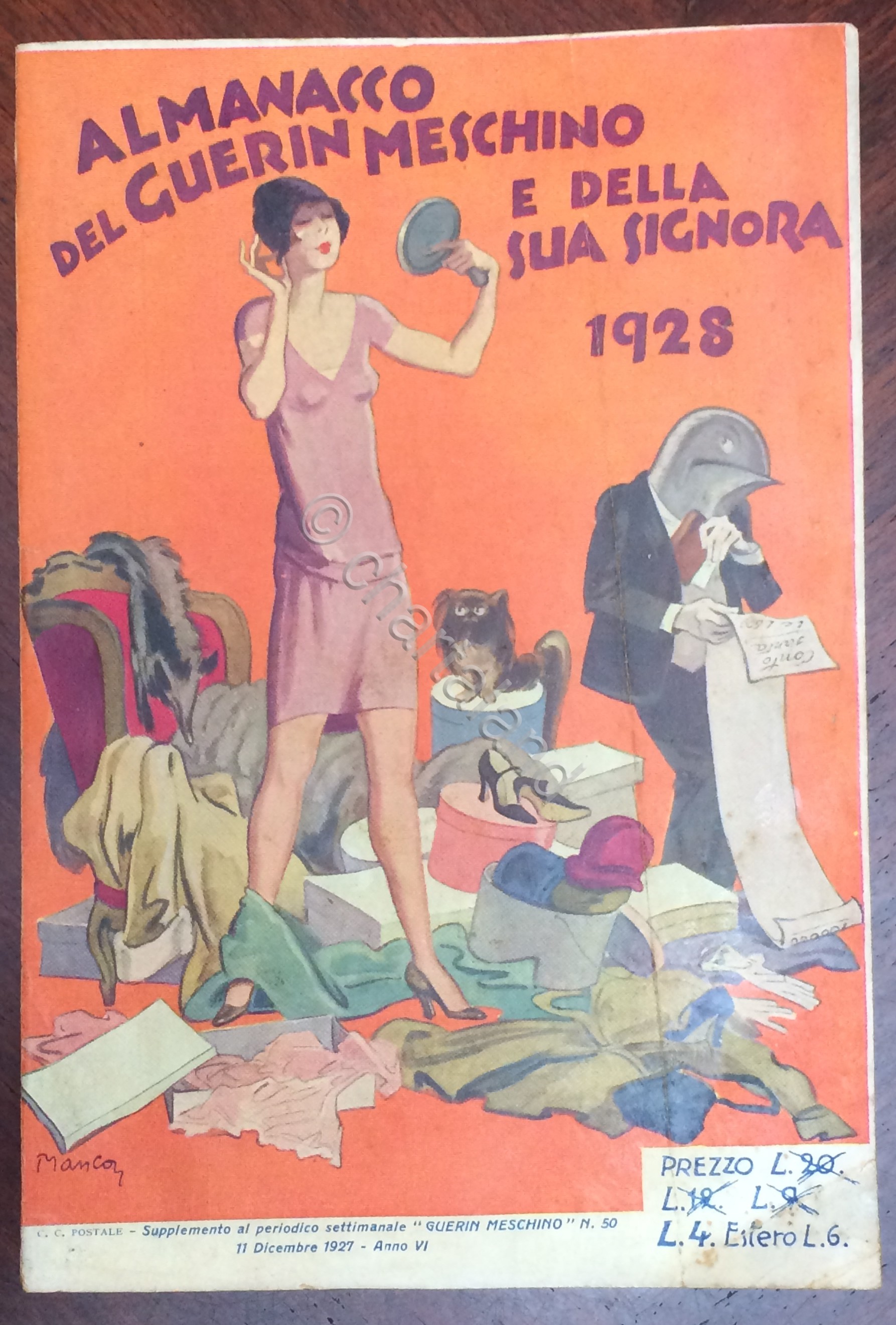 Almanacco del Guerin Meschino e della sua signora 1928 Supplemento …