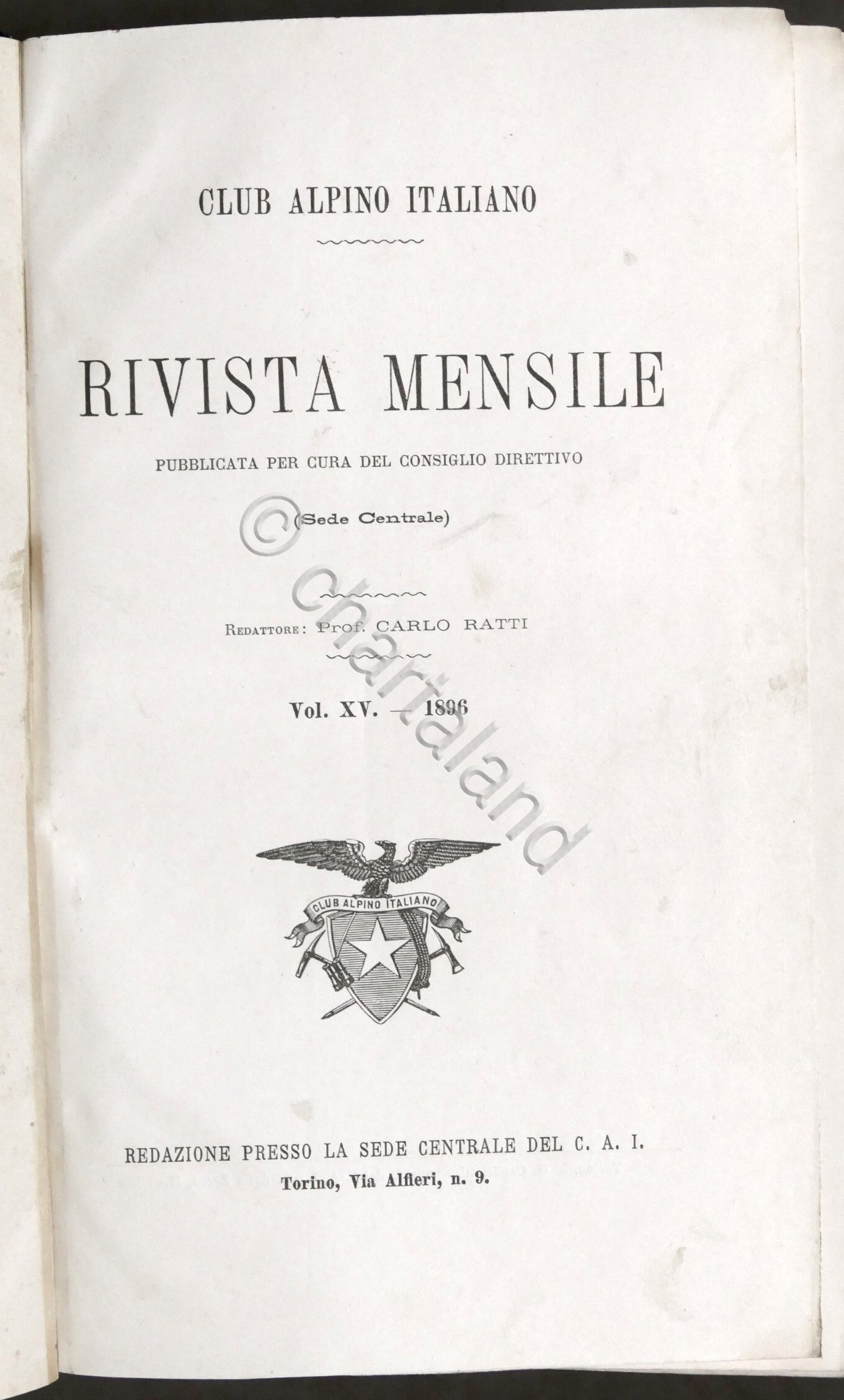 Alpinismo - Club Alpino Italiano - Rivista mensile - Anno …