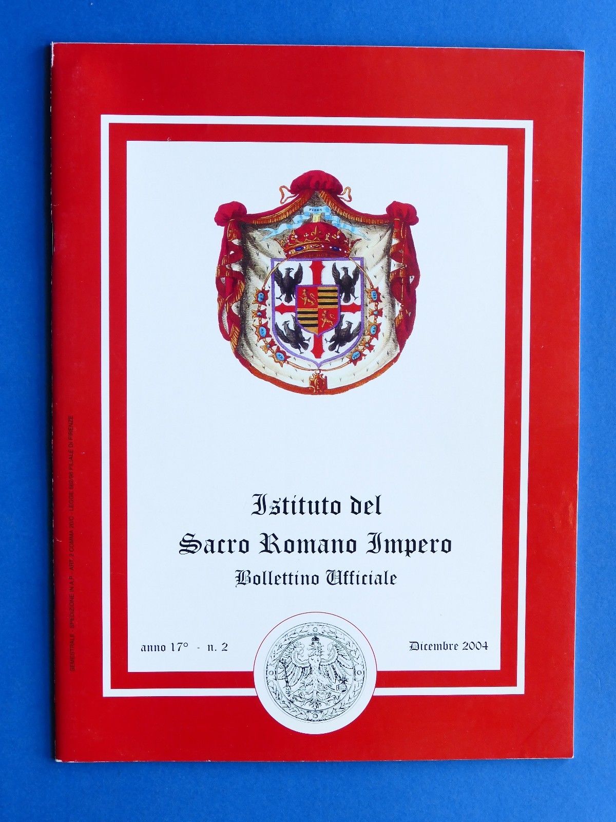 Araldica Bollettino Ufficiale Istituto Sacro Romano Impero - N° 2 …