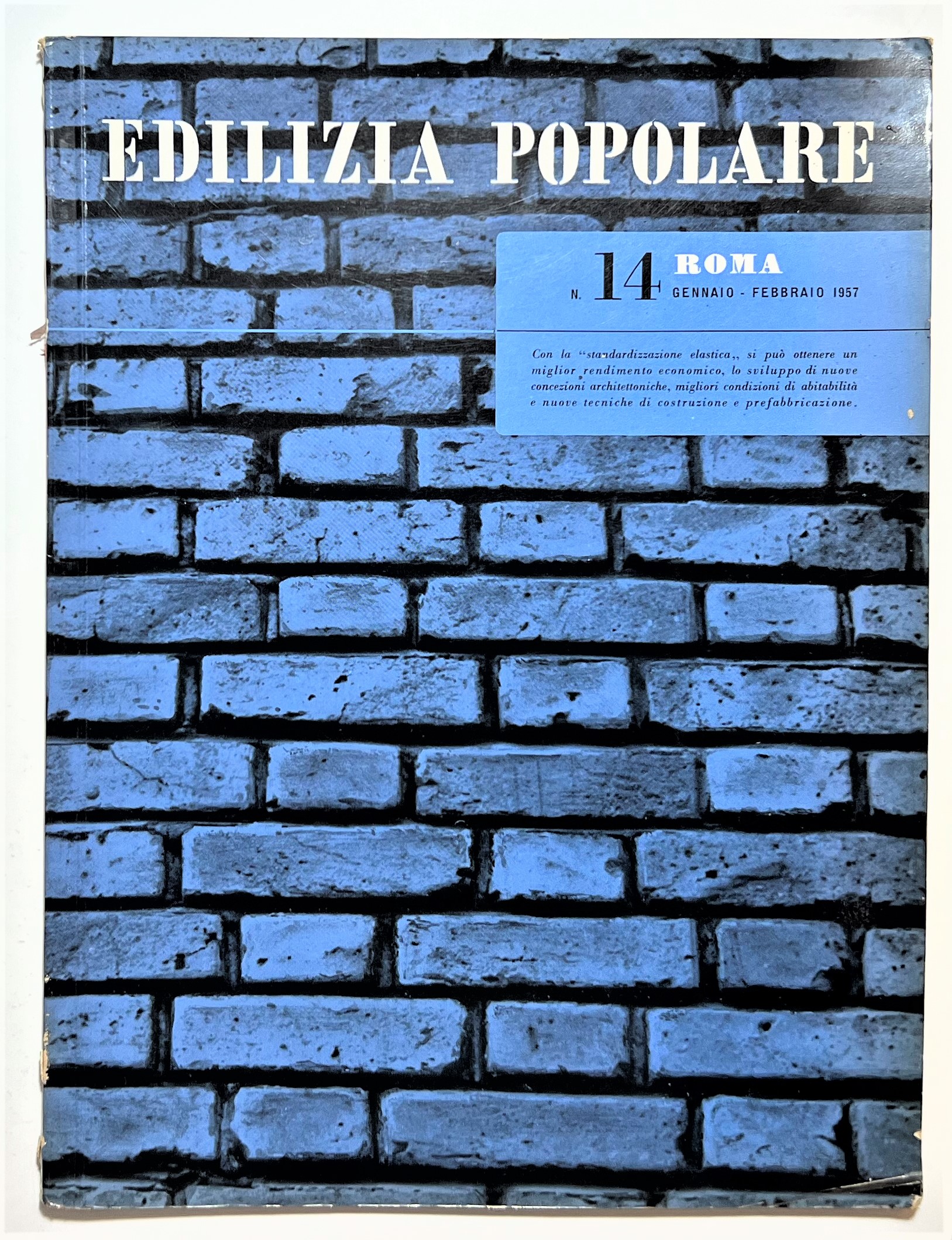 Architettura - Rivista - Edilizia Popolare N. 14 Gennaio - …