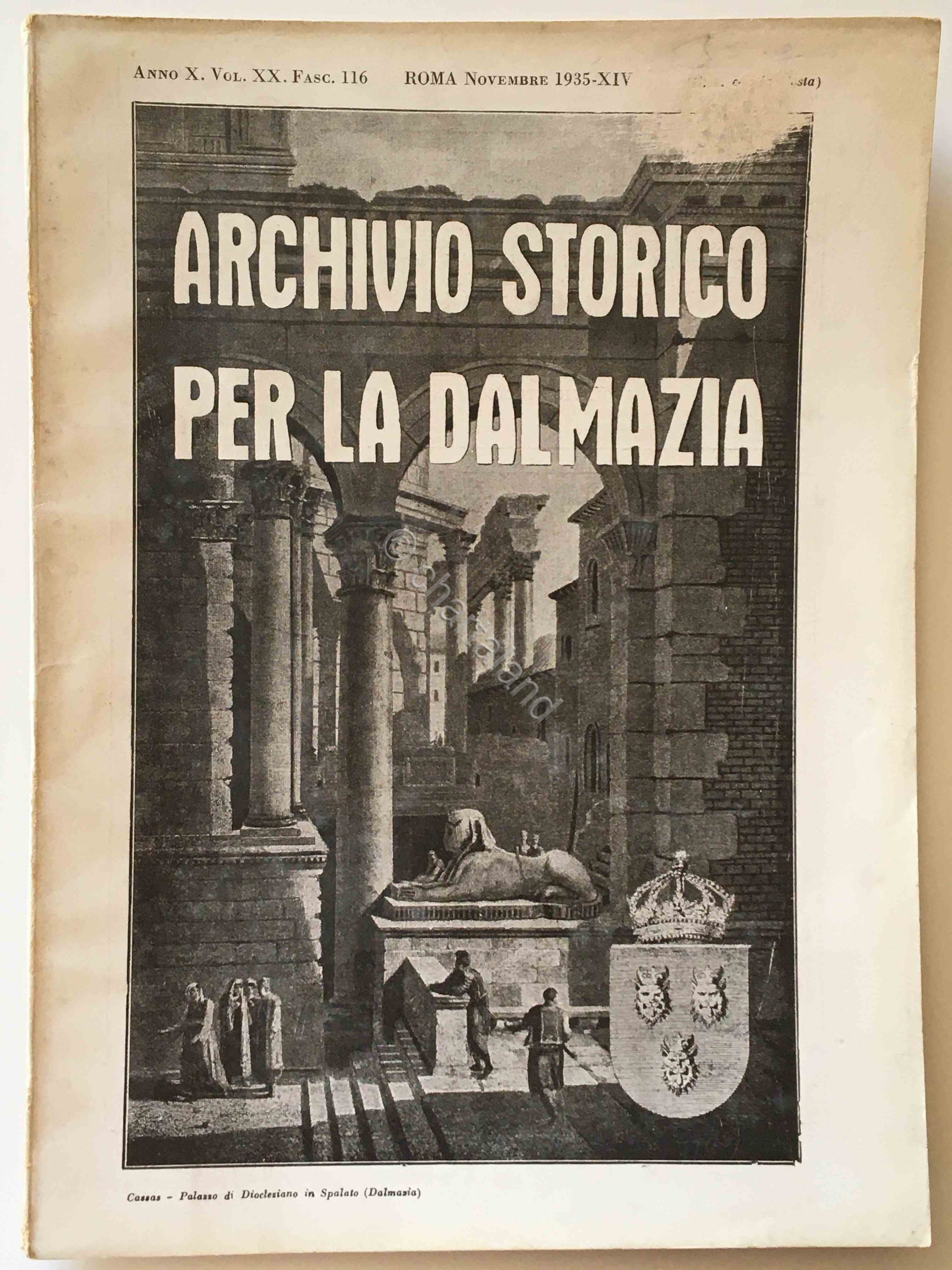 Archivio Storico per la Dalmazia - Mensile - Fascicolo 116 …