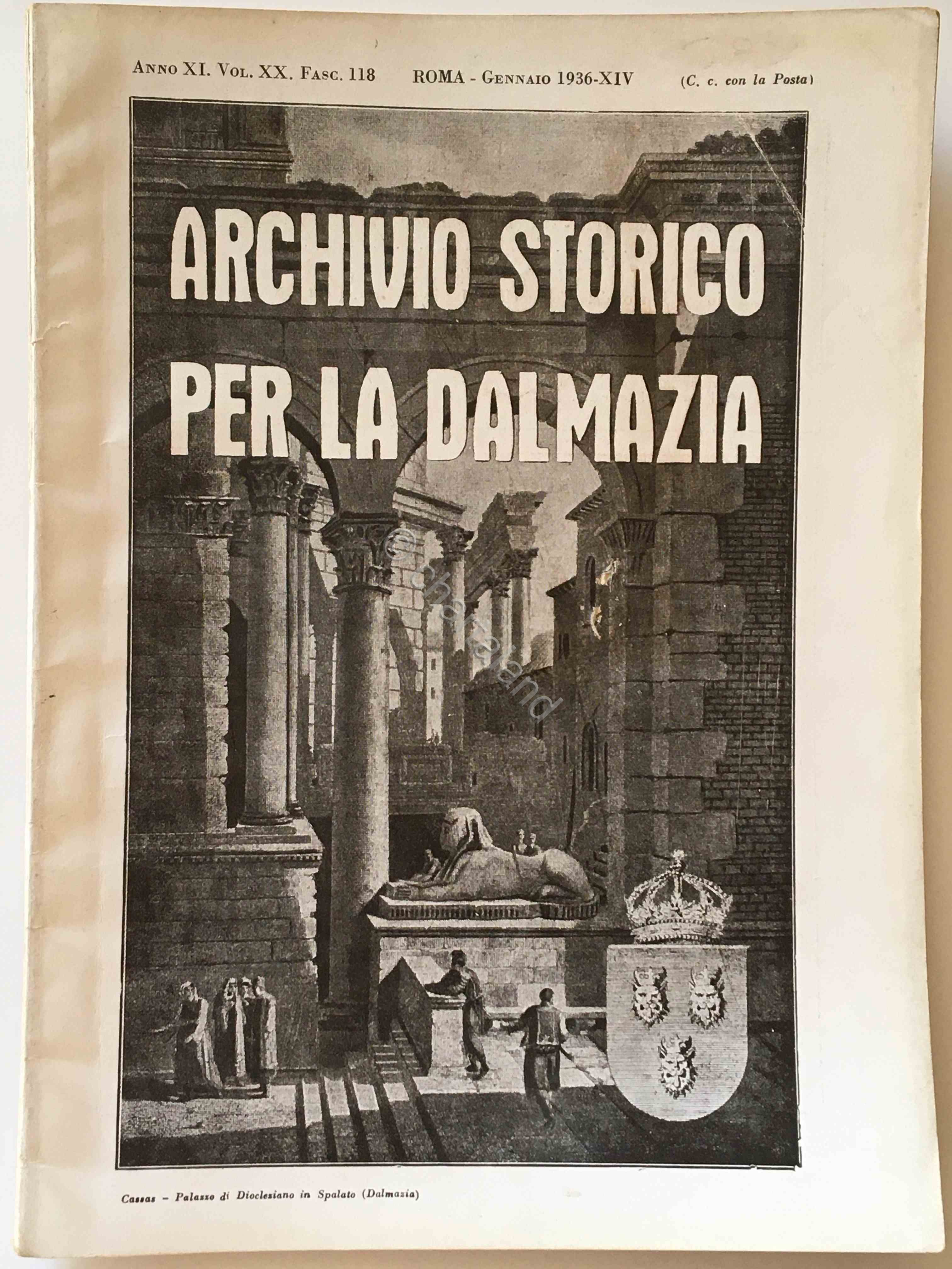 Archivio Storico per la Dalmazia - Mensile - Fascicolo 118 …