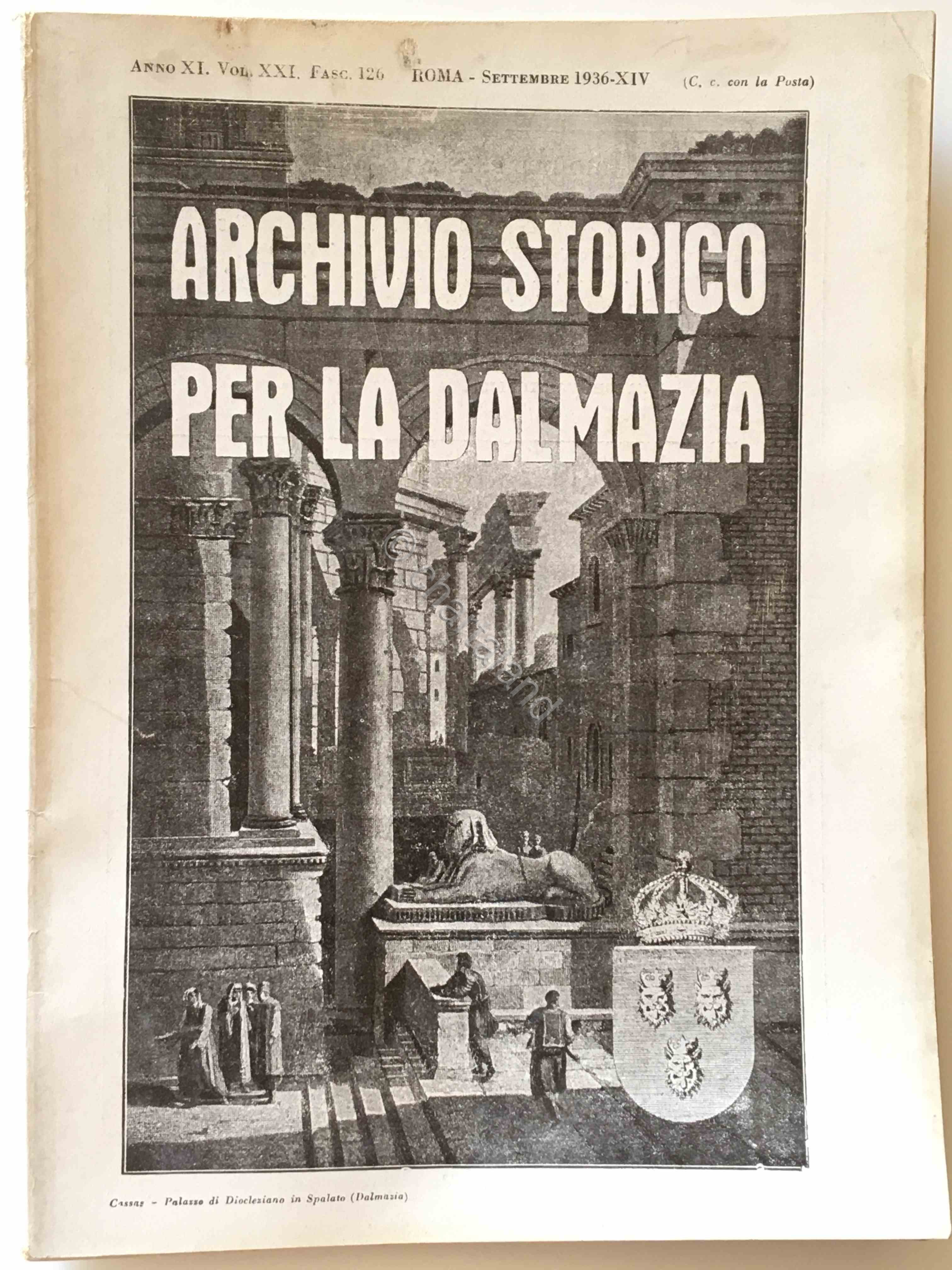 Archivio Storico per la Dalmazia - Mensile - Fascicolo 126 …