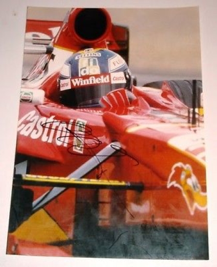 Auto F1 Fotografia Autografo H. H. Frentzen