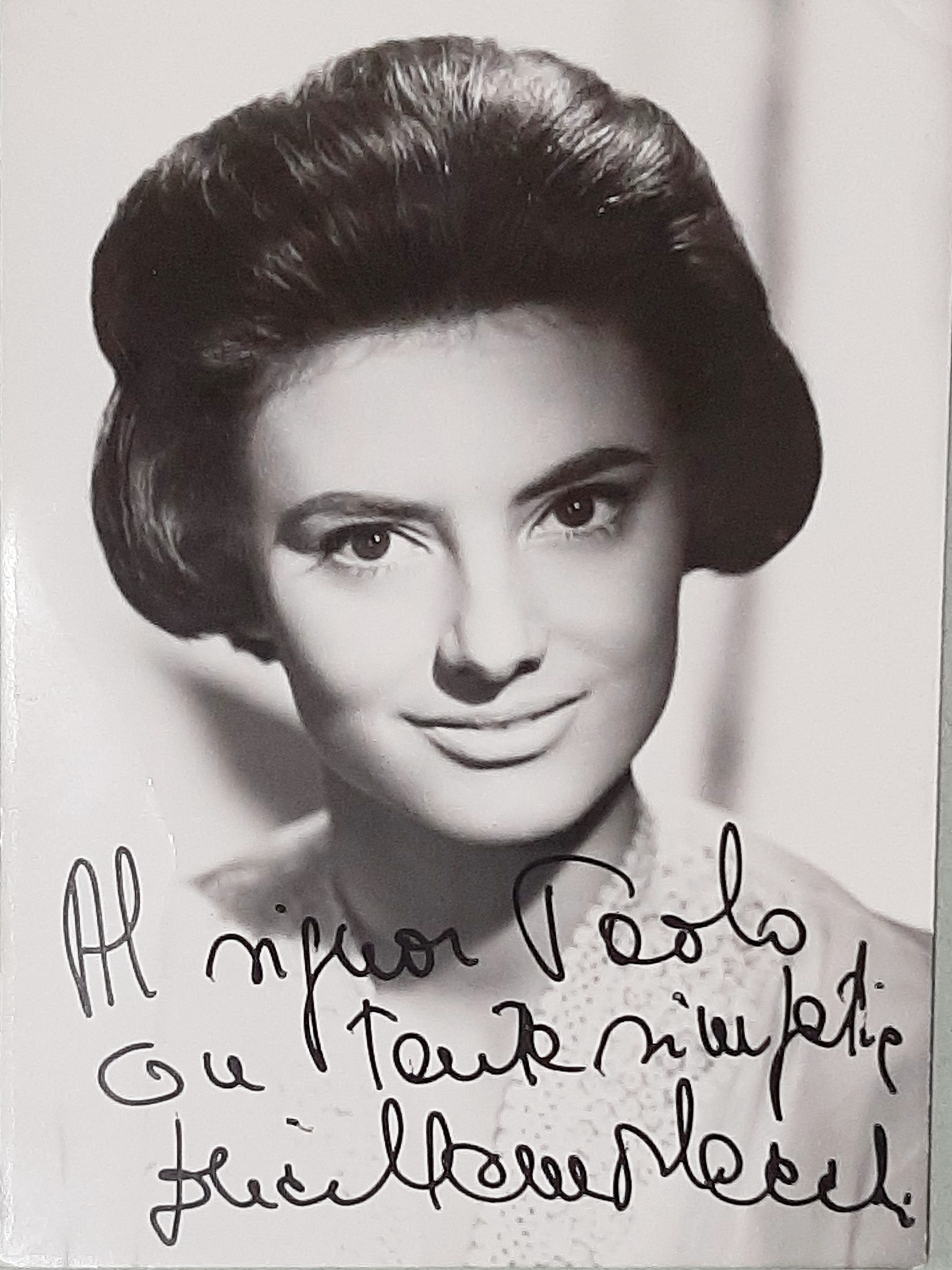 Autografo - Dedica su Fotocartolina della soprano Lucilla Morlacchi - …