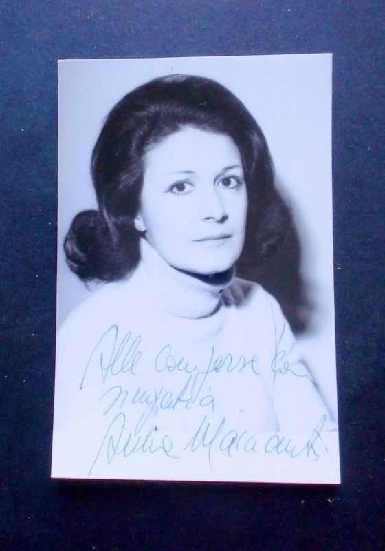 Autografo e fotografia - Cantante lirica - Anna Maccianti - …