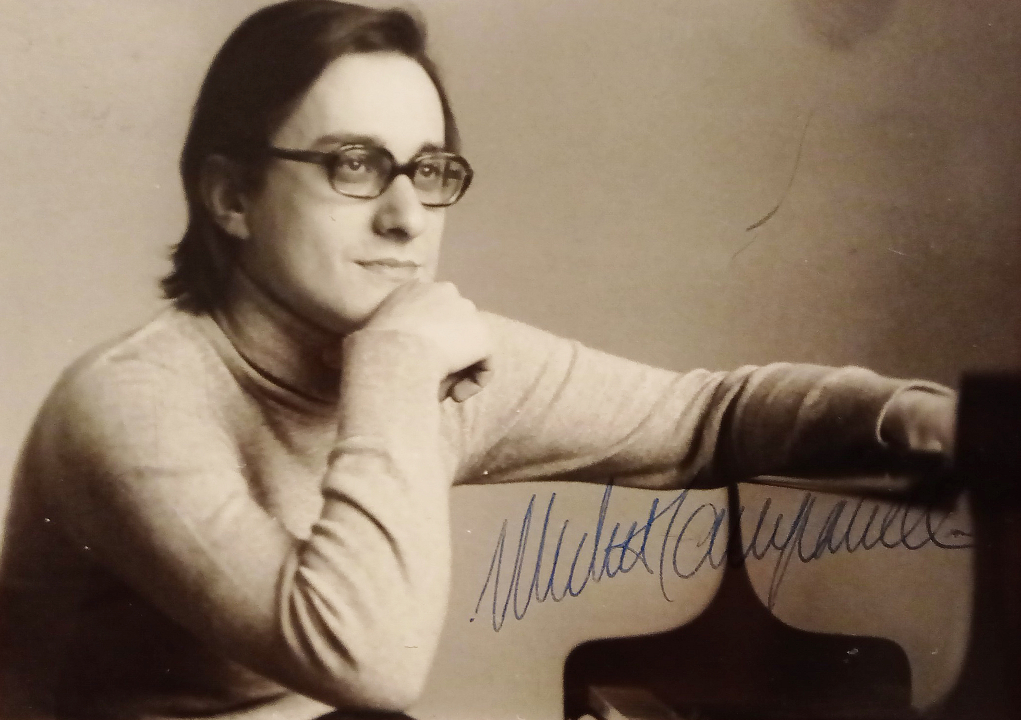 Autografo su Fotografia - Michele Campanella - Pianista italiano - …