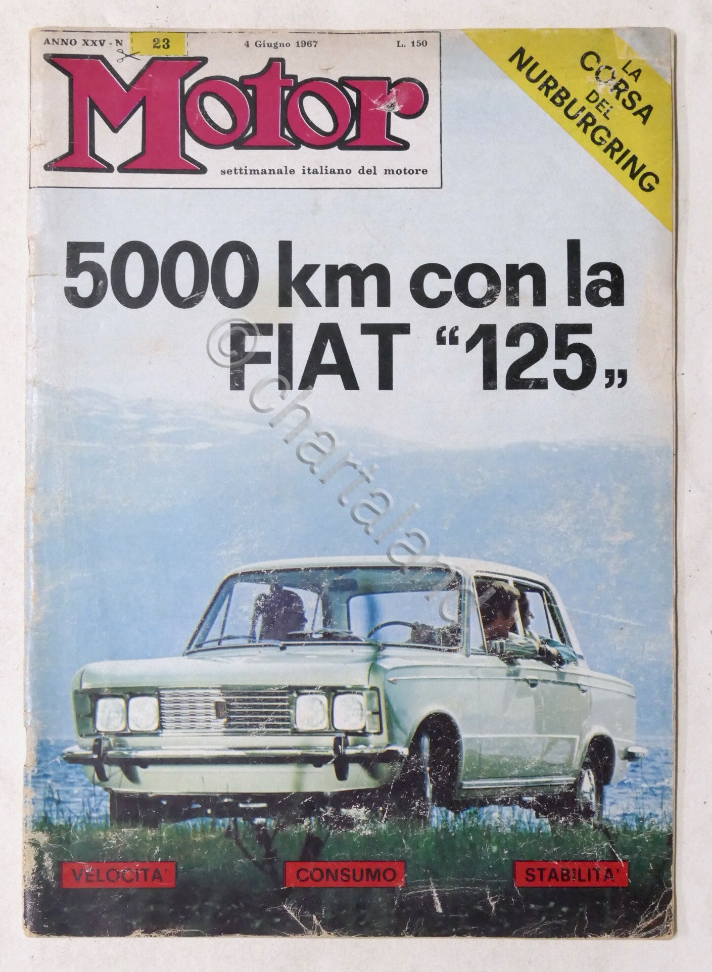 Automobilismo - Rivista Motor - N. 23 - Giugno 1967 …