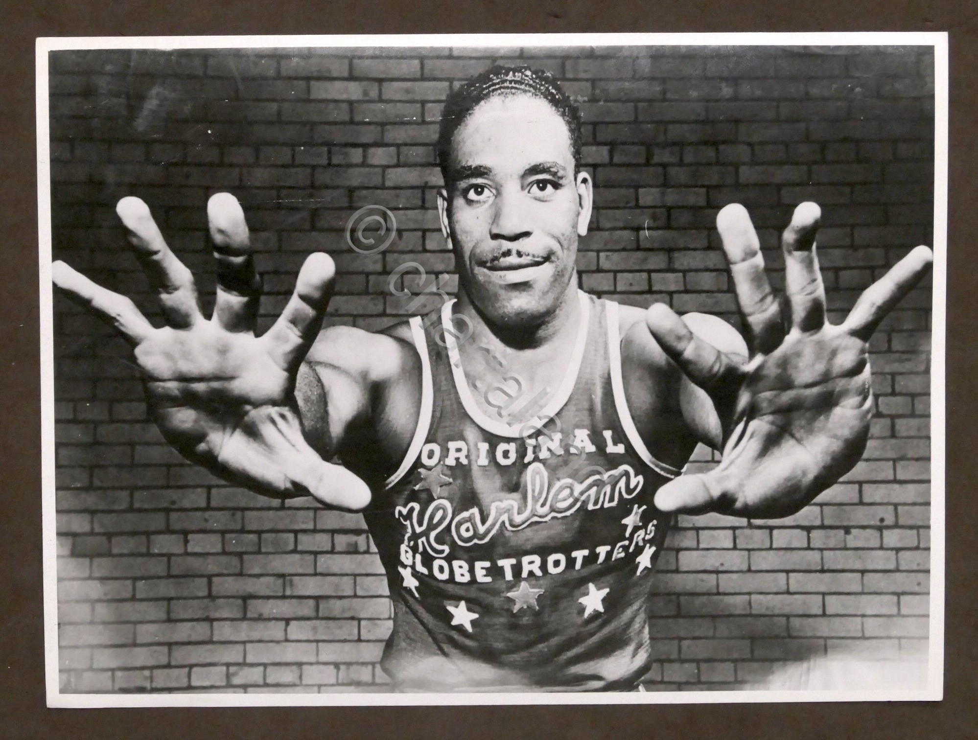 Basket - Harlem Globetrotters - Fotografia giocatore Nat Clifton - …