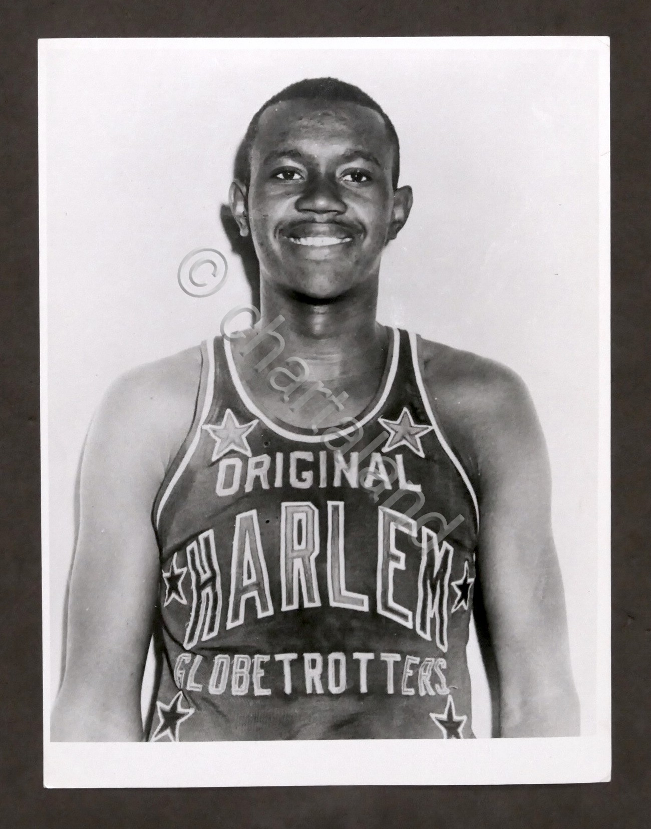 Basket - Harlem Globetrotters - Fotografia giocatore Willie Gardner - …