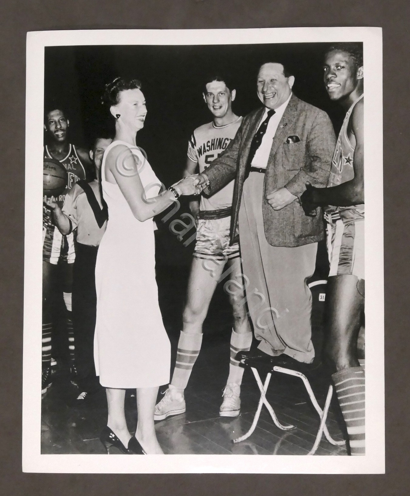 Basket Harlem Globetrotters - Fotografia imprenditore Abe Saperstein - anni …