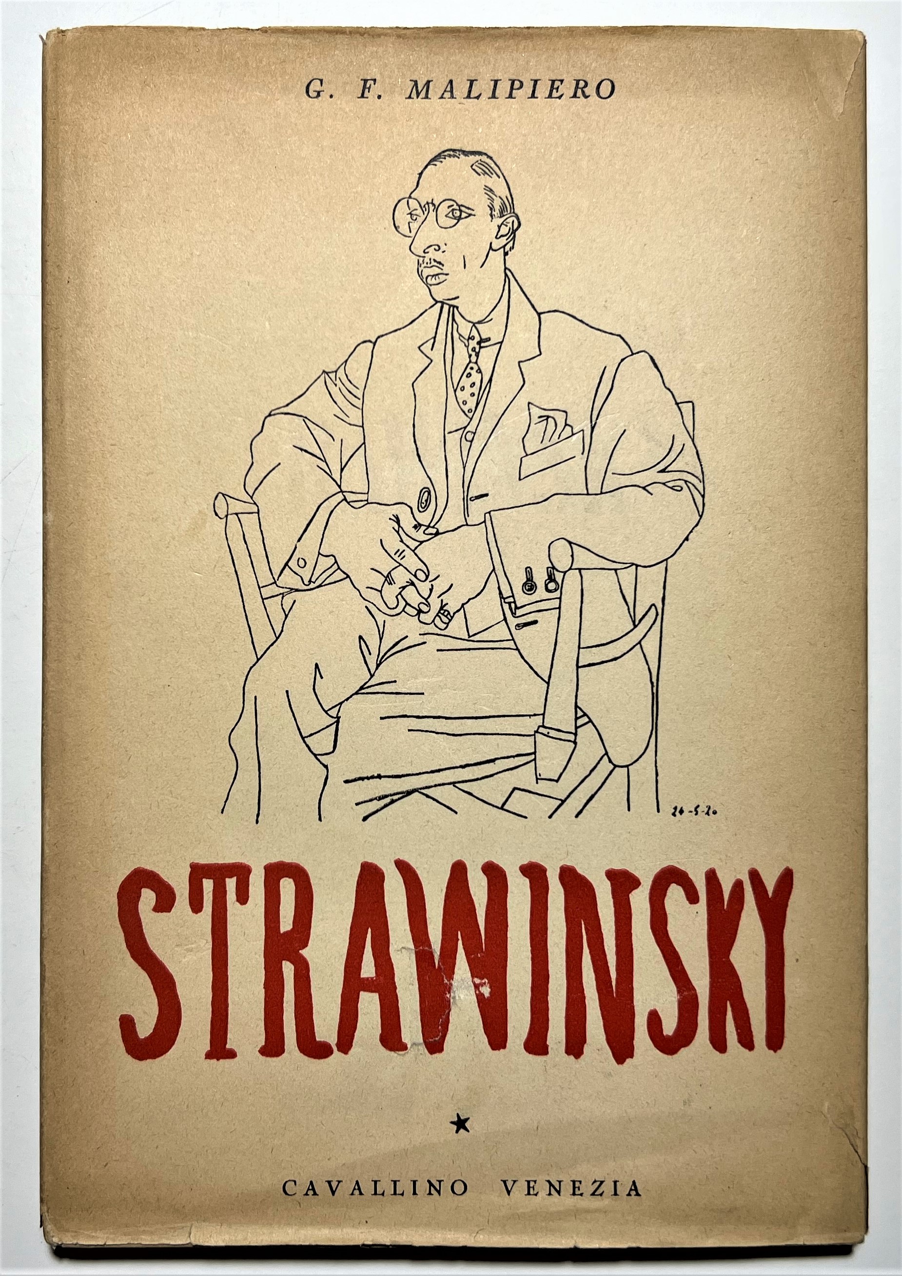 Biografia - G. F. Malipiero - Strawinsky - ed. 1945