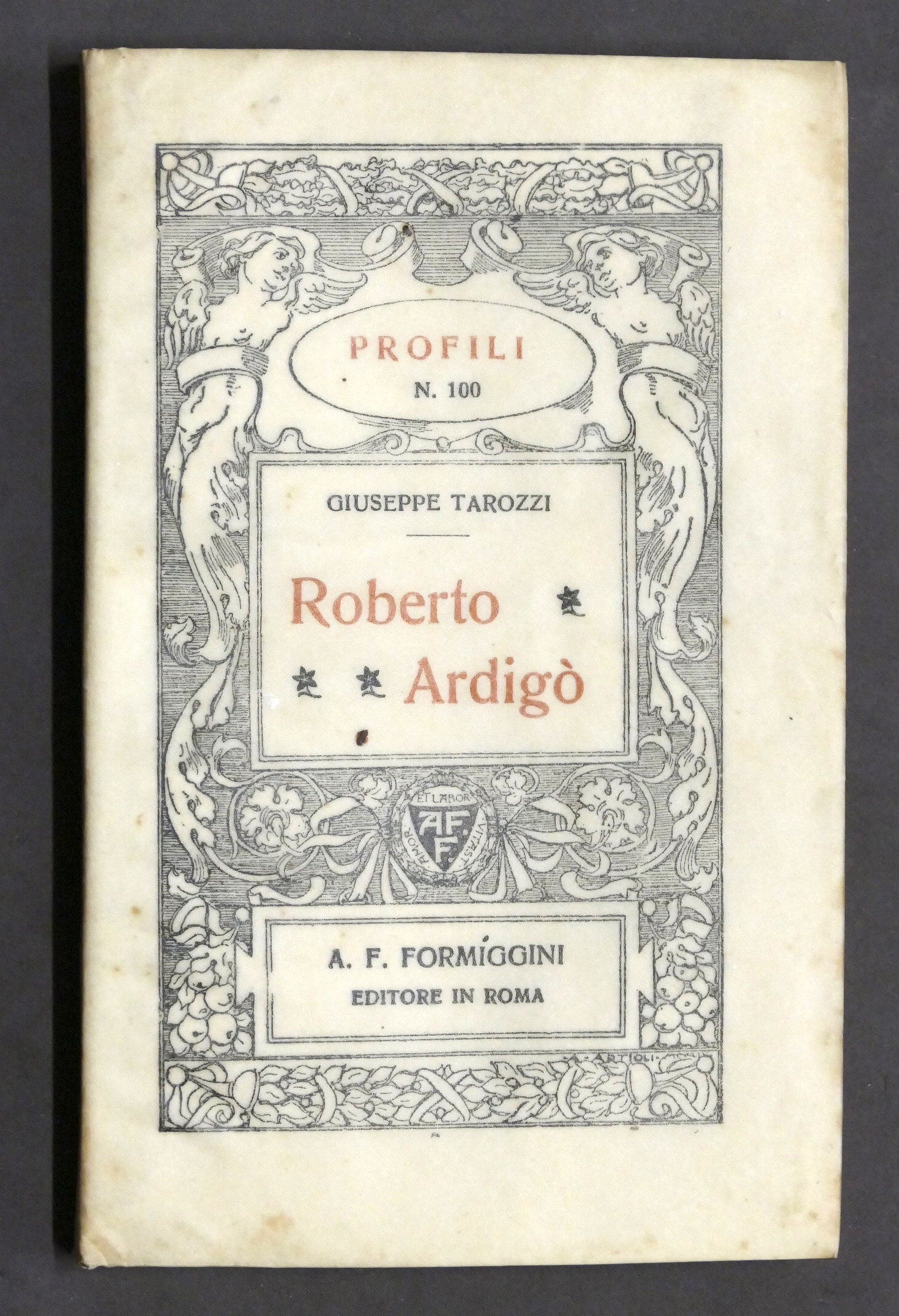Biografie - Profili N. 100 - Roberto Ardigò - 1^ …