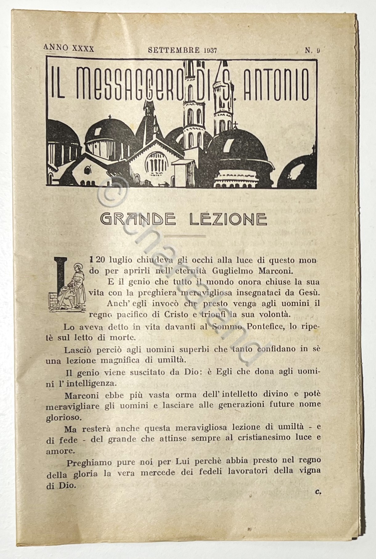 Bollettino della Basilica, Padova - Il Messaggero di S. Antonio …