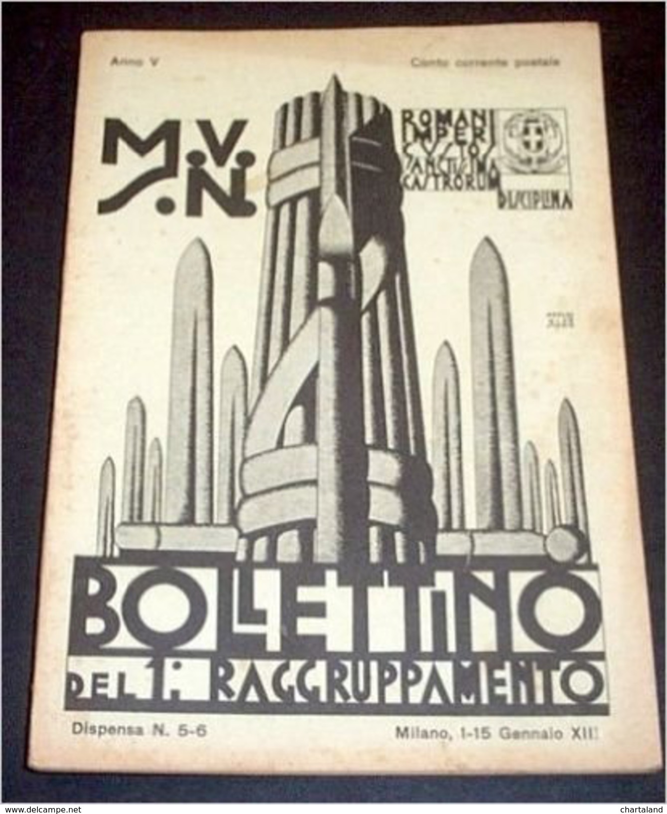 Bollettino MVSN 1° Raggruppamento Camicie Nere - N. 5 / …