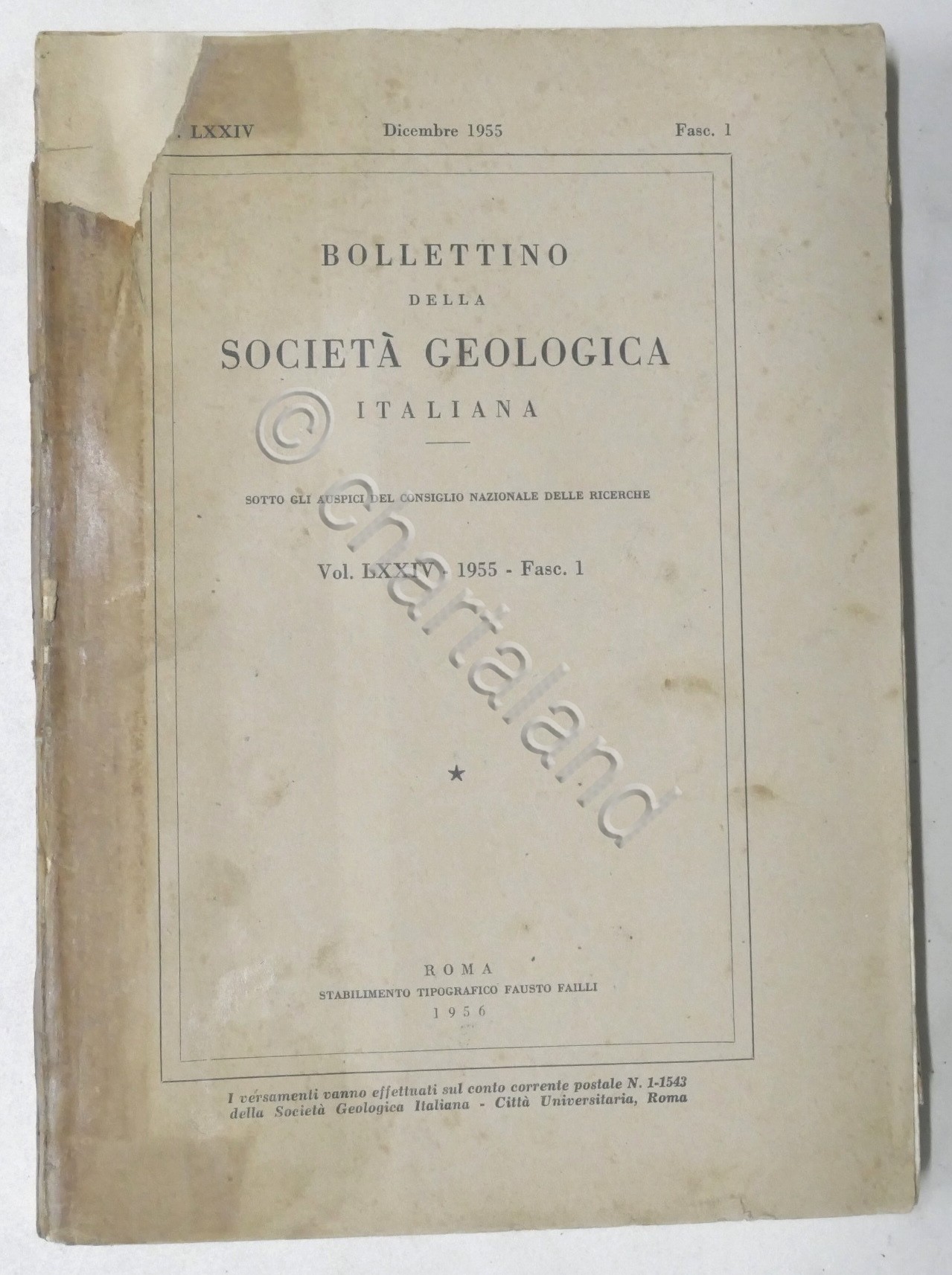 Bollettino Società Geologica Italiana - Dicembre 1955 - Dolomiti Occidentali