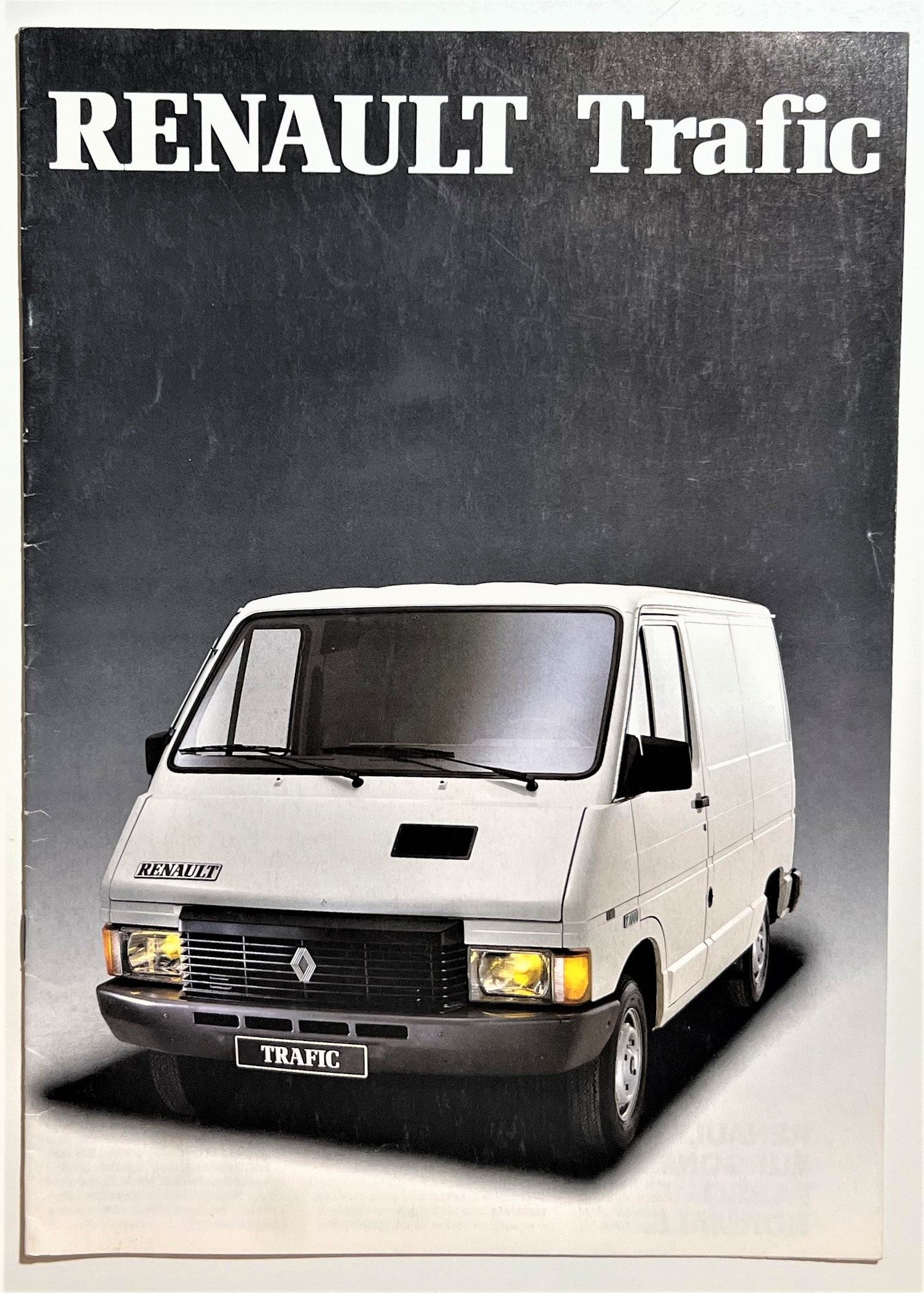 Brochure - Furgone - Renault Trafic - Anni '80