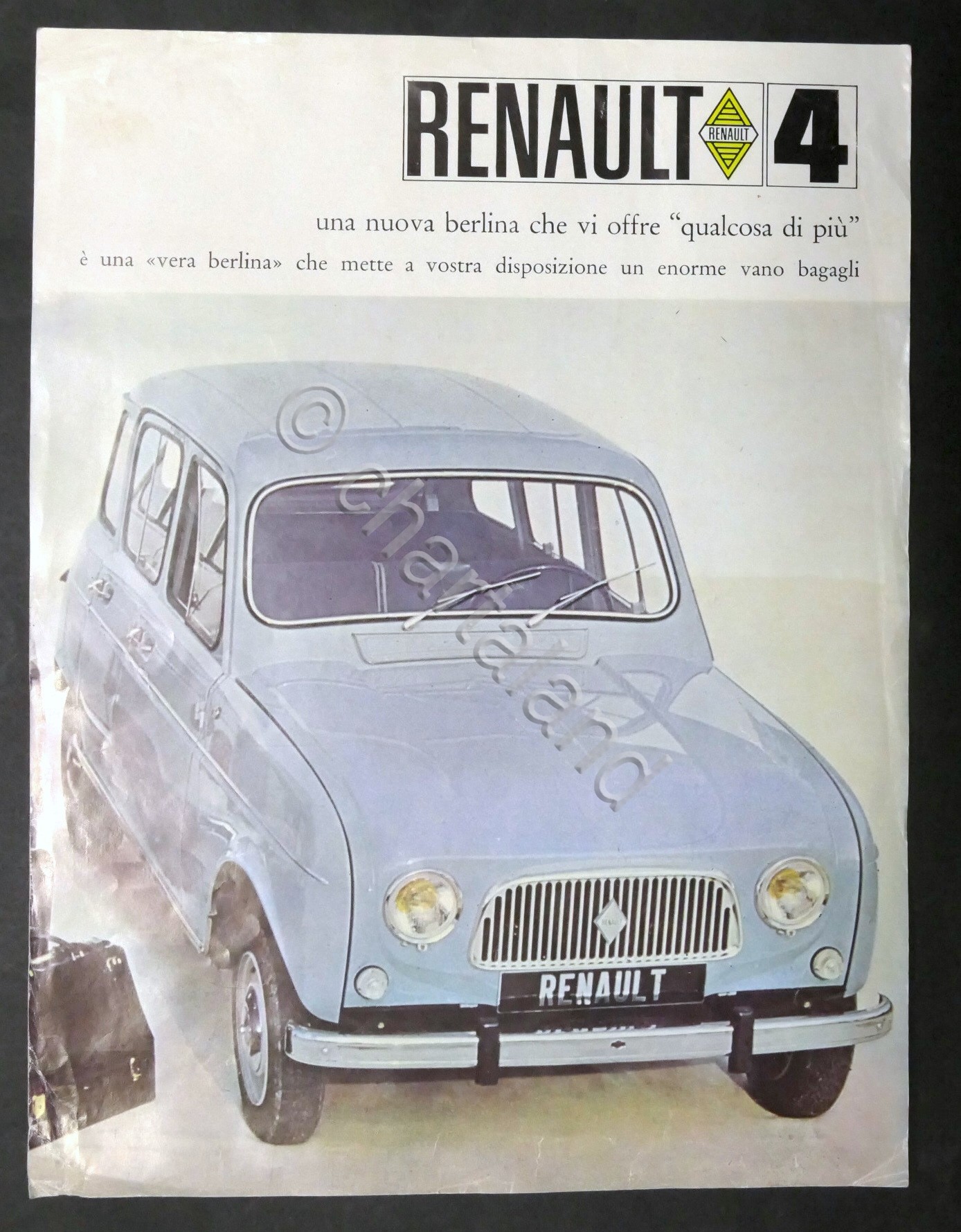 Brochure auto - Renault 4 - Una nuova berlina - …