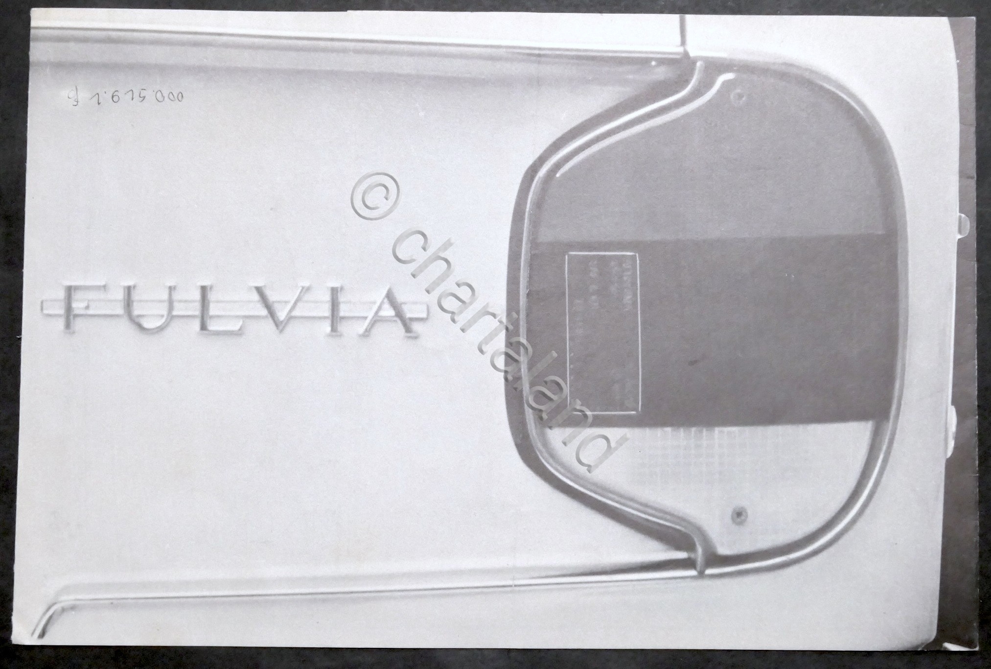 Brochure automobile Lancia Fulvia - 1969