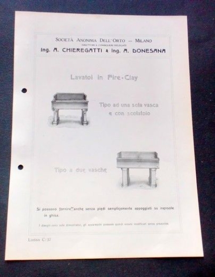 Brochure Cucina - Chieregatti - Lavatoi in Fire-Clay