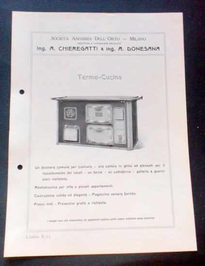 Brochure Cucina - Chieregatti - Termo-Cucina