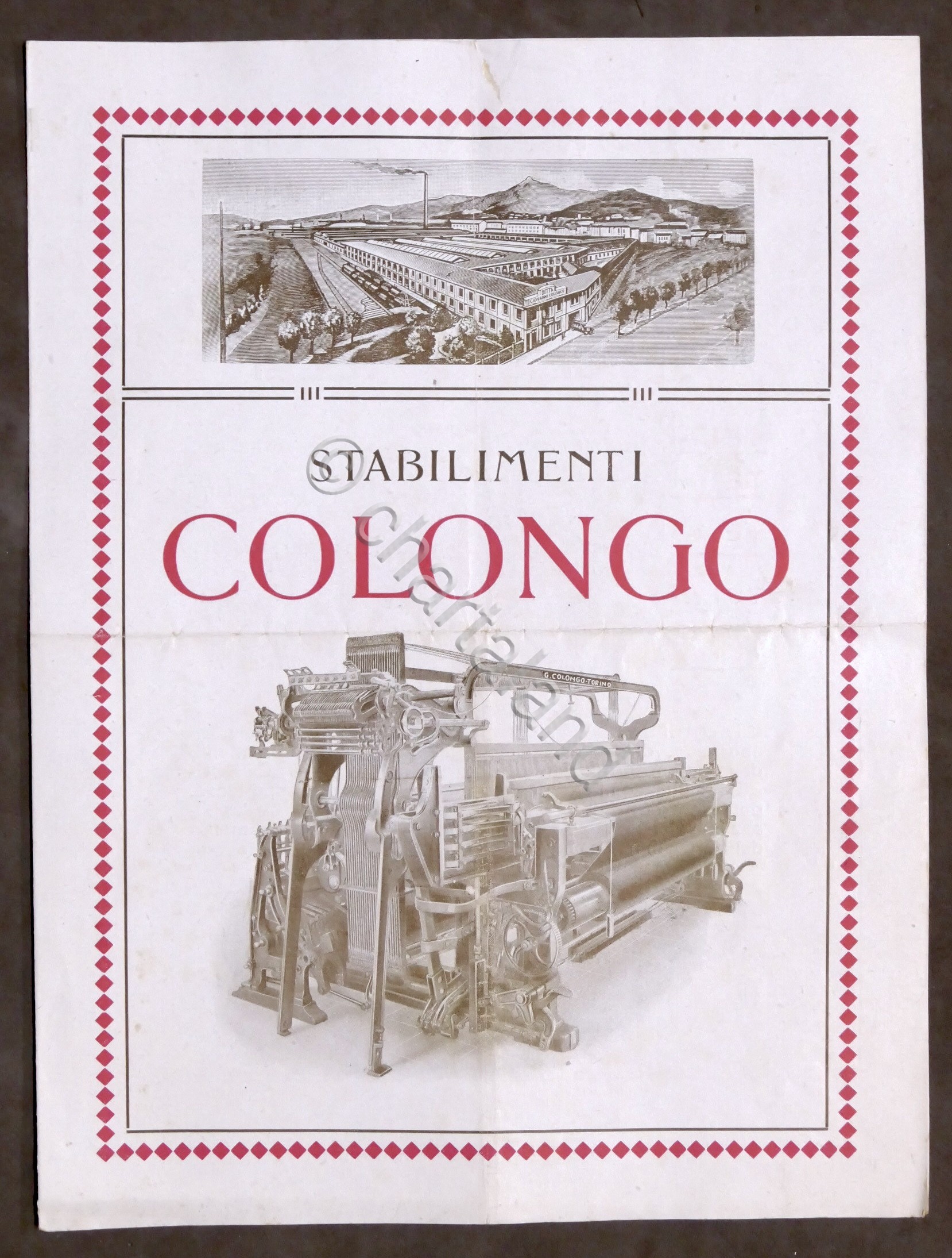 Brochure Industria Tessile - Stabilimenti Colongo - Macchine tessili - …