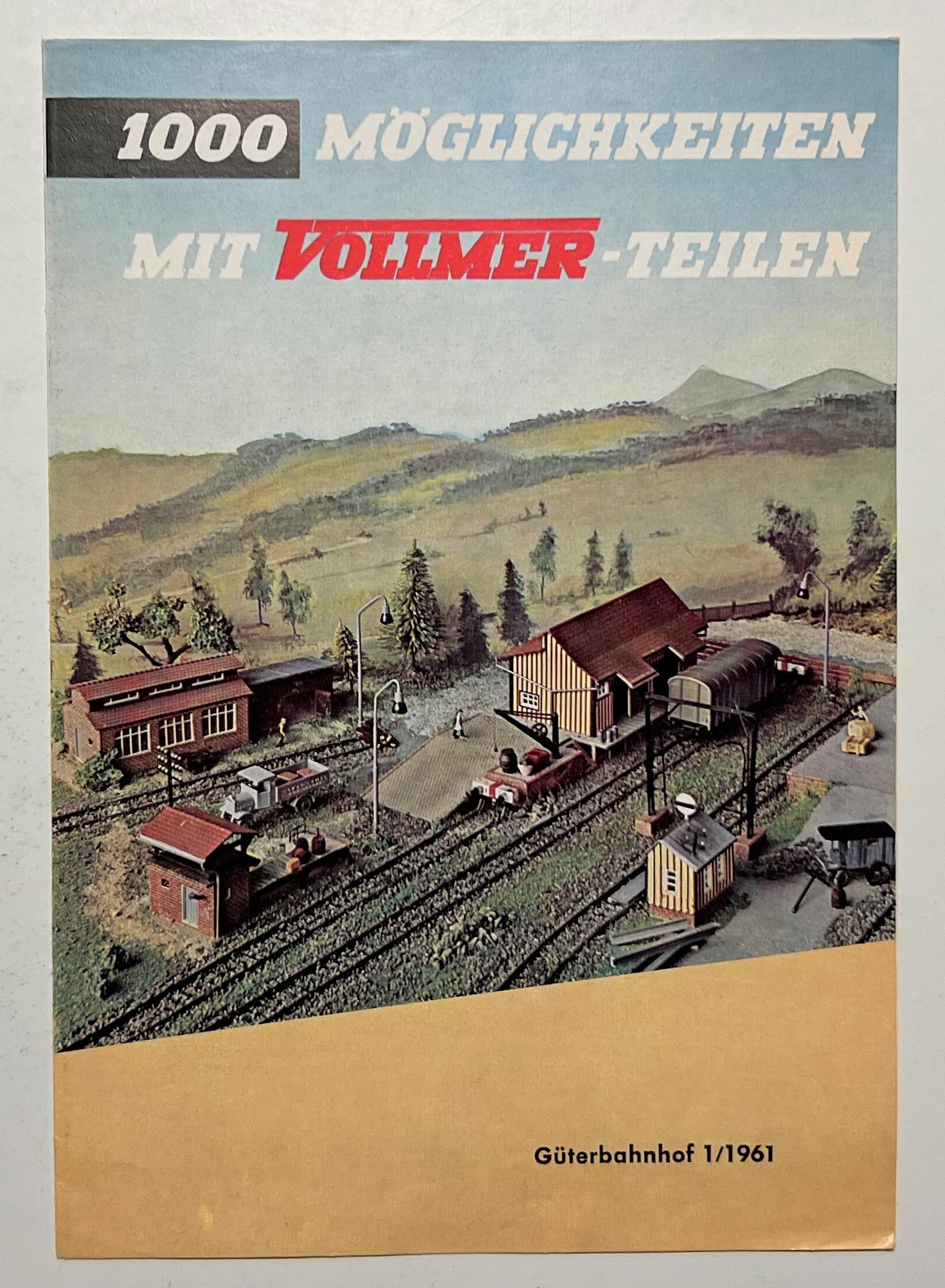 Brochure Modellismo - 1000 Möglichkeiten mit Vollmer - Teilen 1/1961