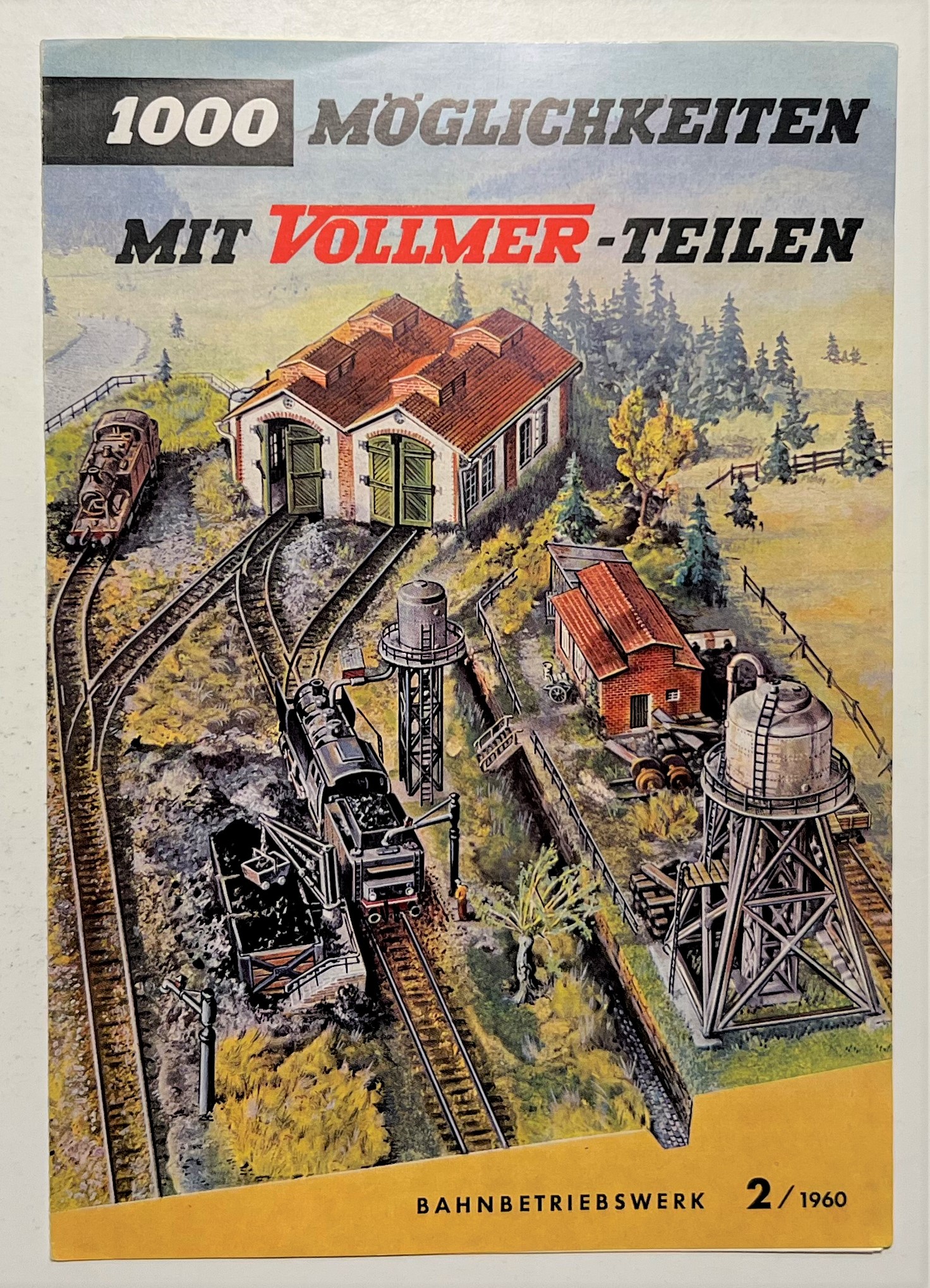 Brochure Modellismo - 1000 Möglichkeiten mit Vollmer - Teilen 2/1960