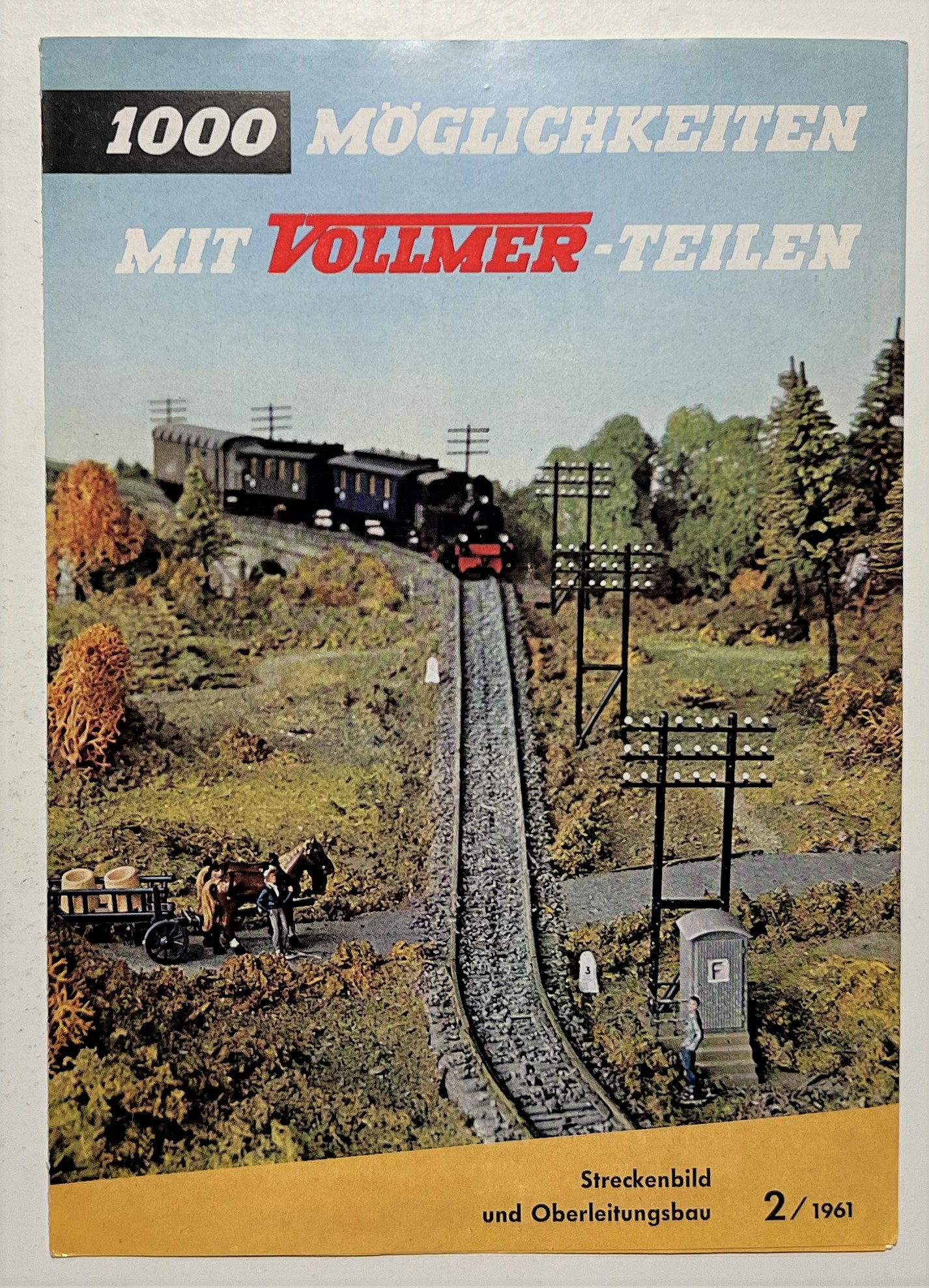 Brochure Modellismo - 1000 Möglichkeiten mit Vollmer - Teilen 2/1961