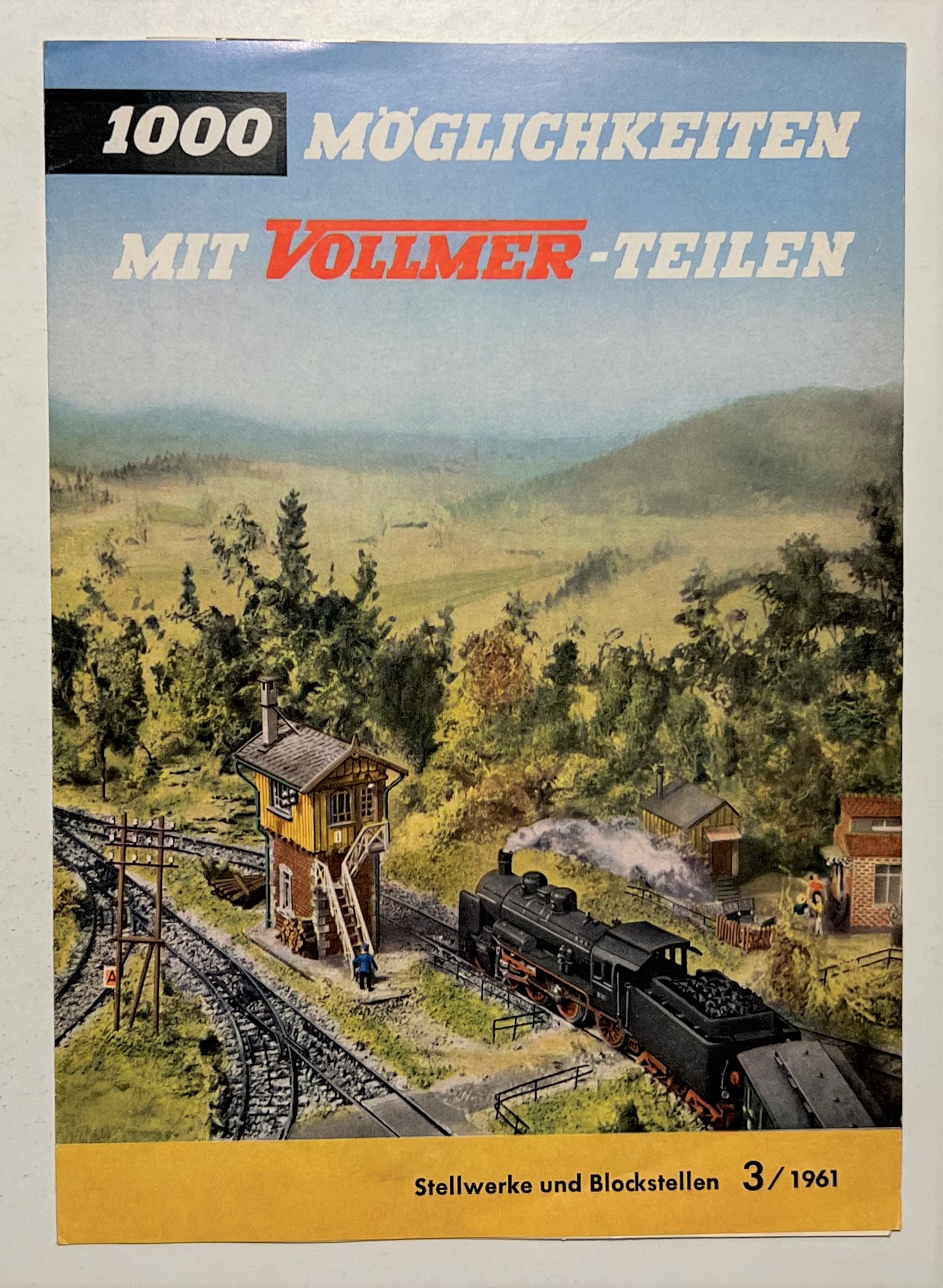 Brochure Modellismo - 1000 Möglichkeiten mit Vollmer - Teilen 3/1961