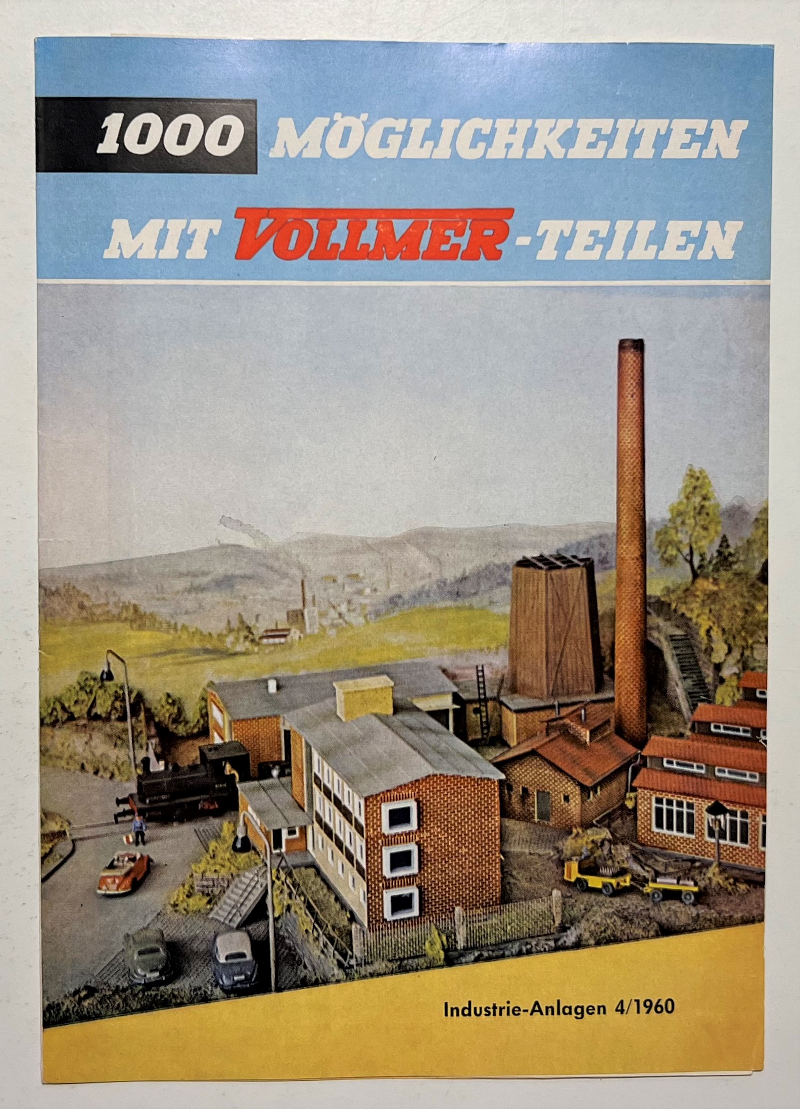 Brochure Modellismo - 1000 Möglichkeiten mit Vollmer - Teilen 4/1960